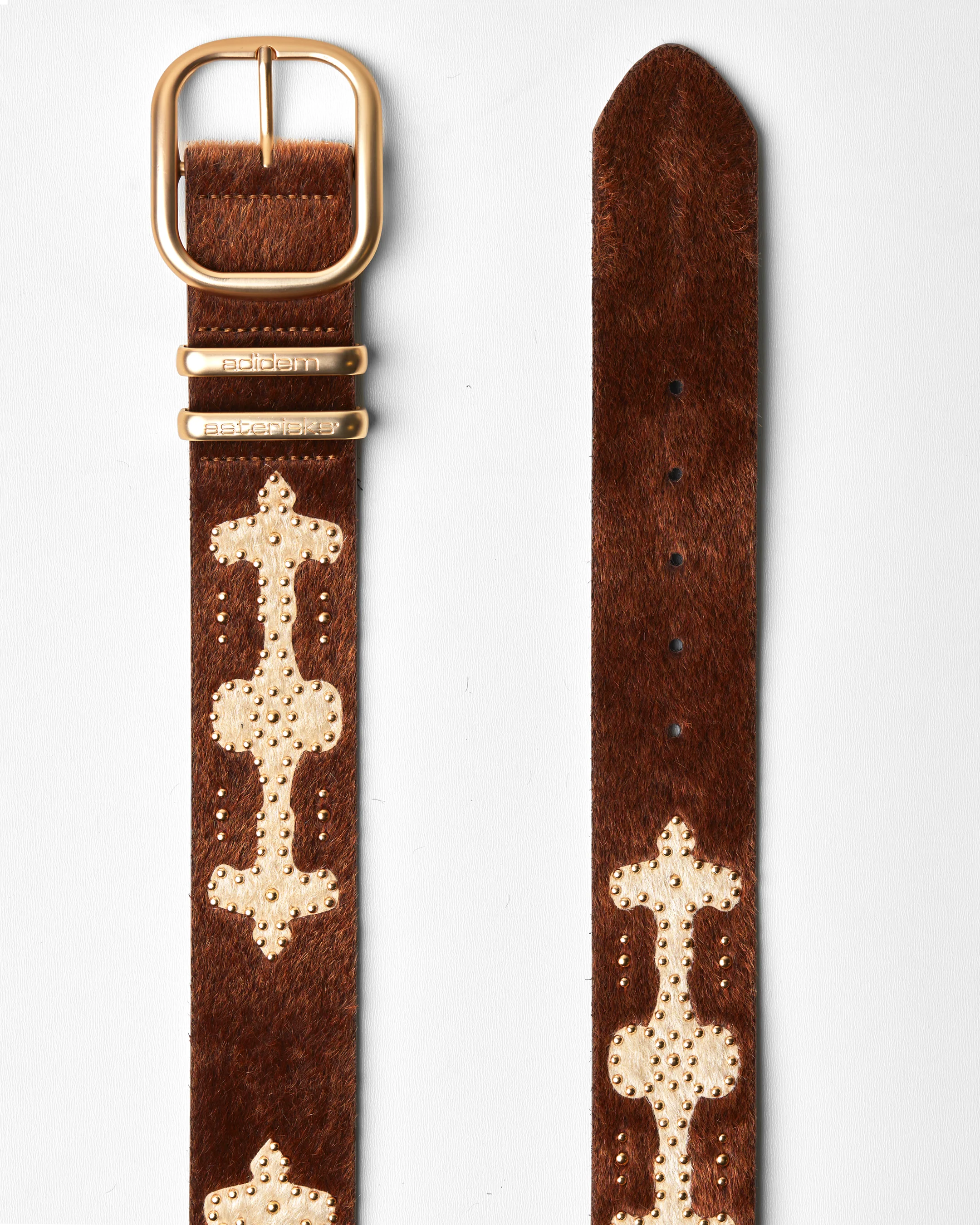 Ponyhair Studded Belt - Image 23