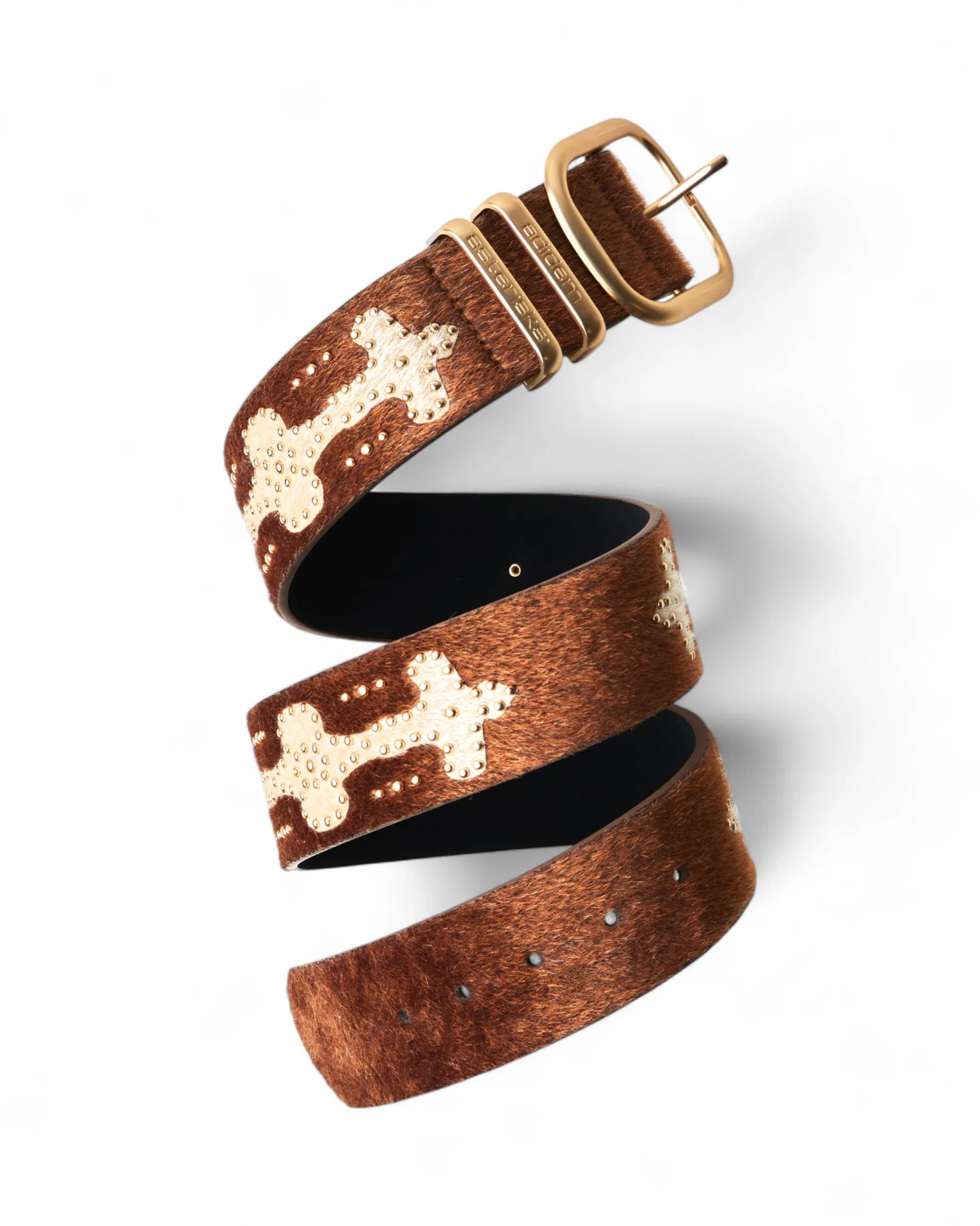 Ponyhair Studded Belt - Image 3