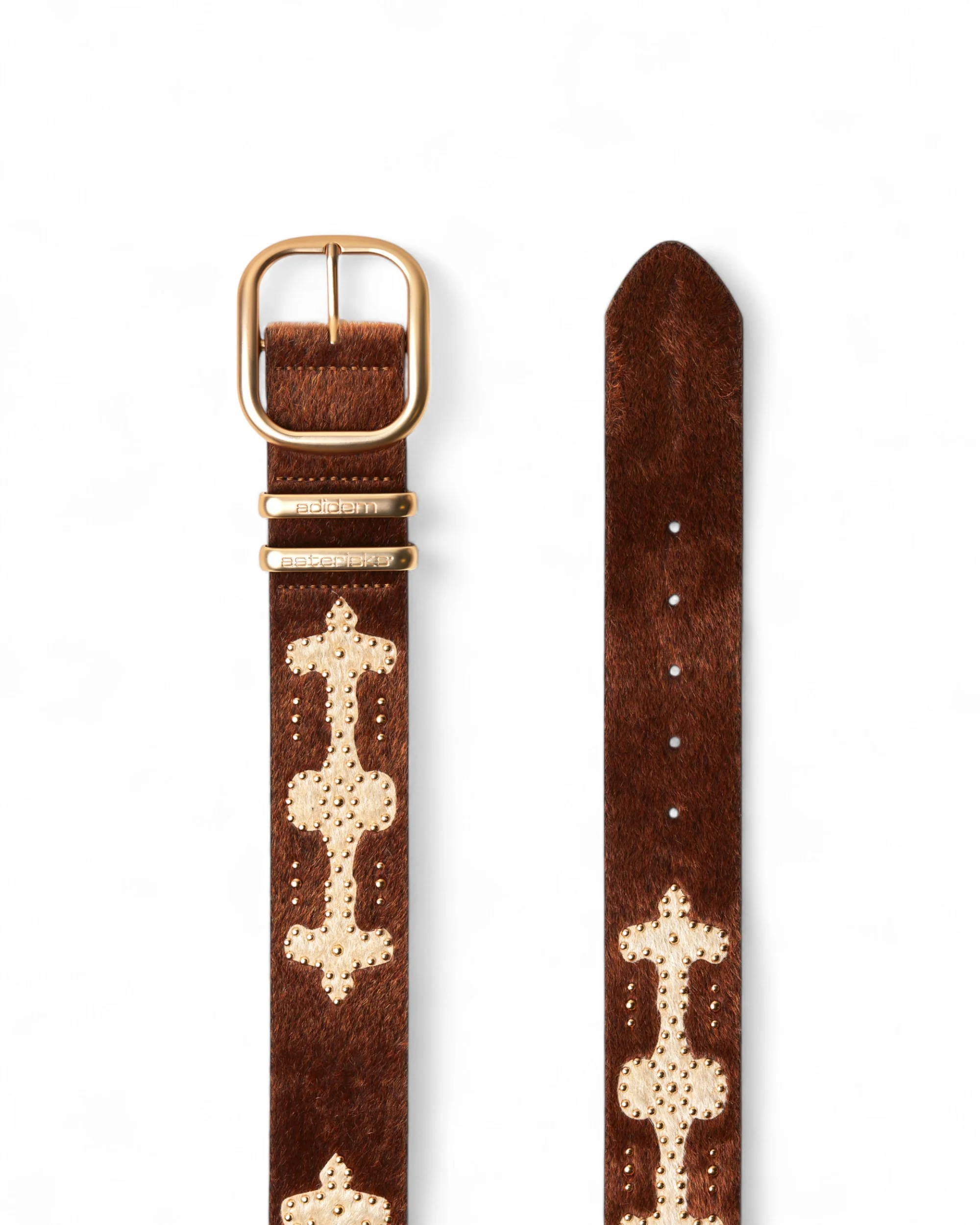 Ponyhair Studded Belt - Image 4