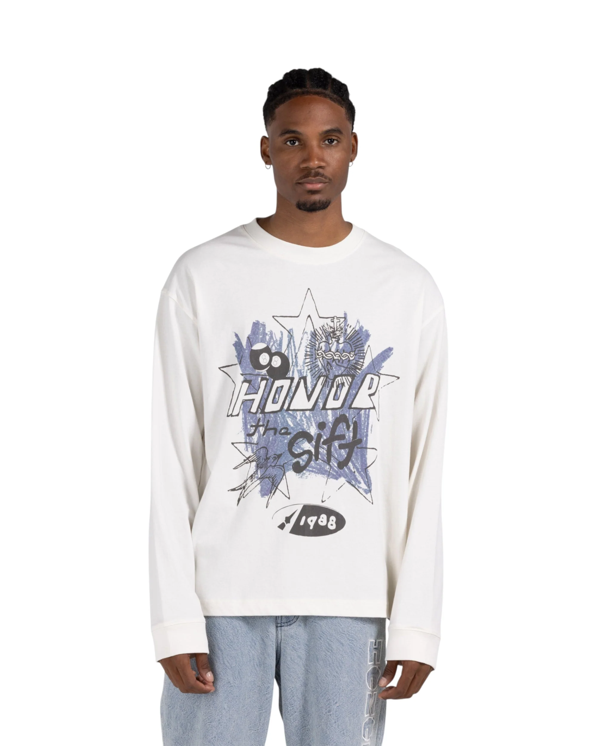Pop Art Longsleeve - White - Image 2