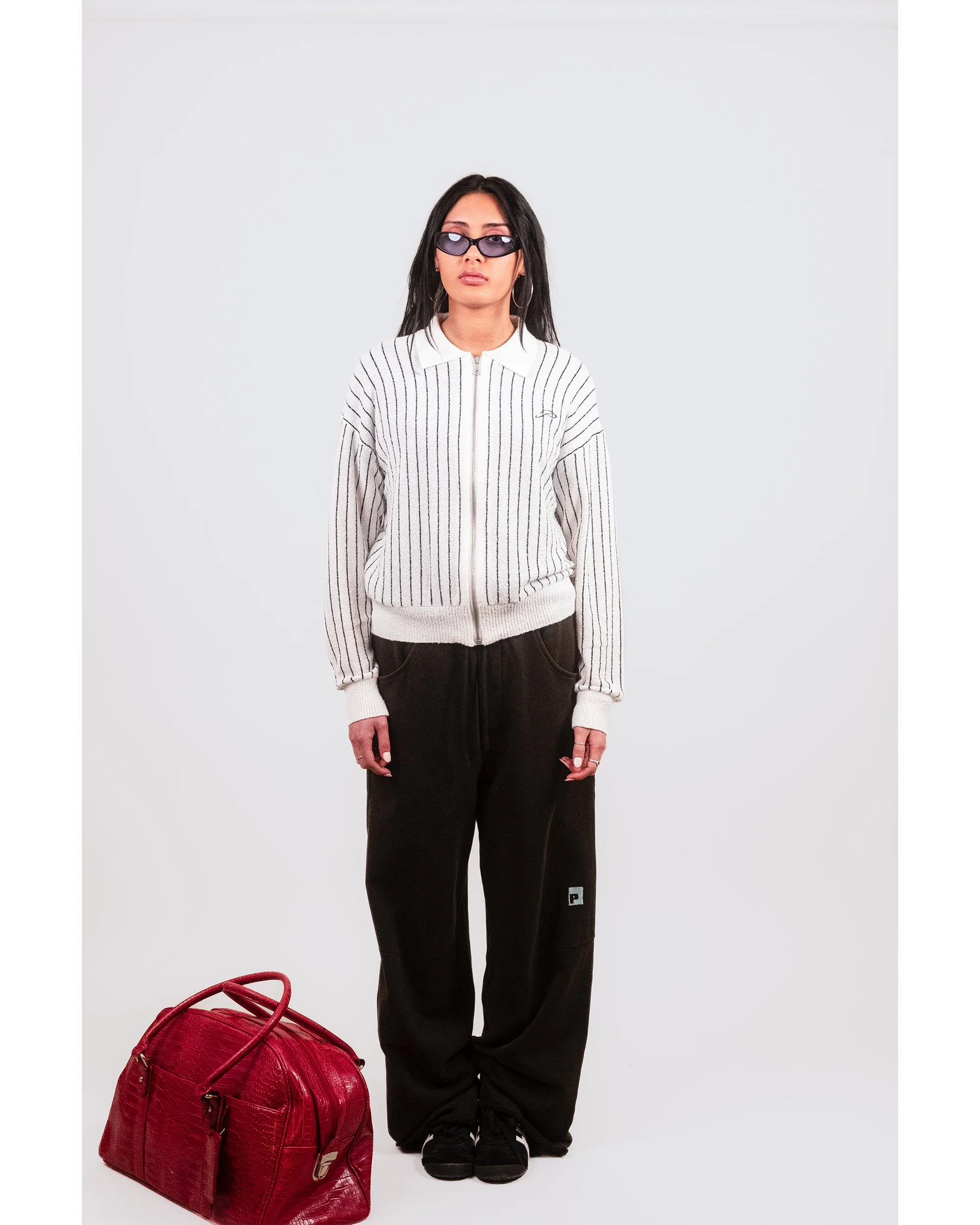 Posh Full Zip in China White - Image 3