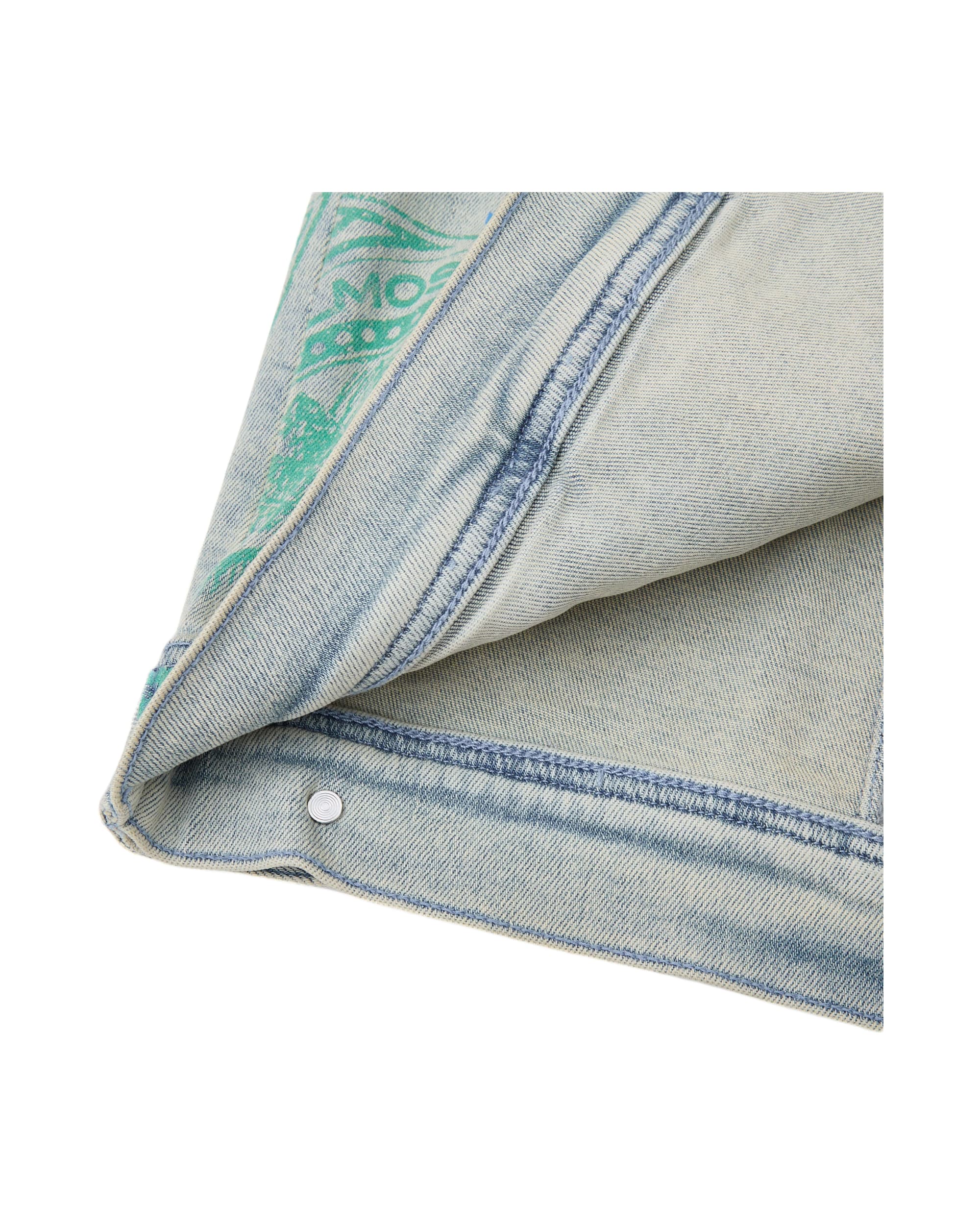 Postcard Denim Jacket - Blue - Image 6