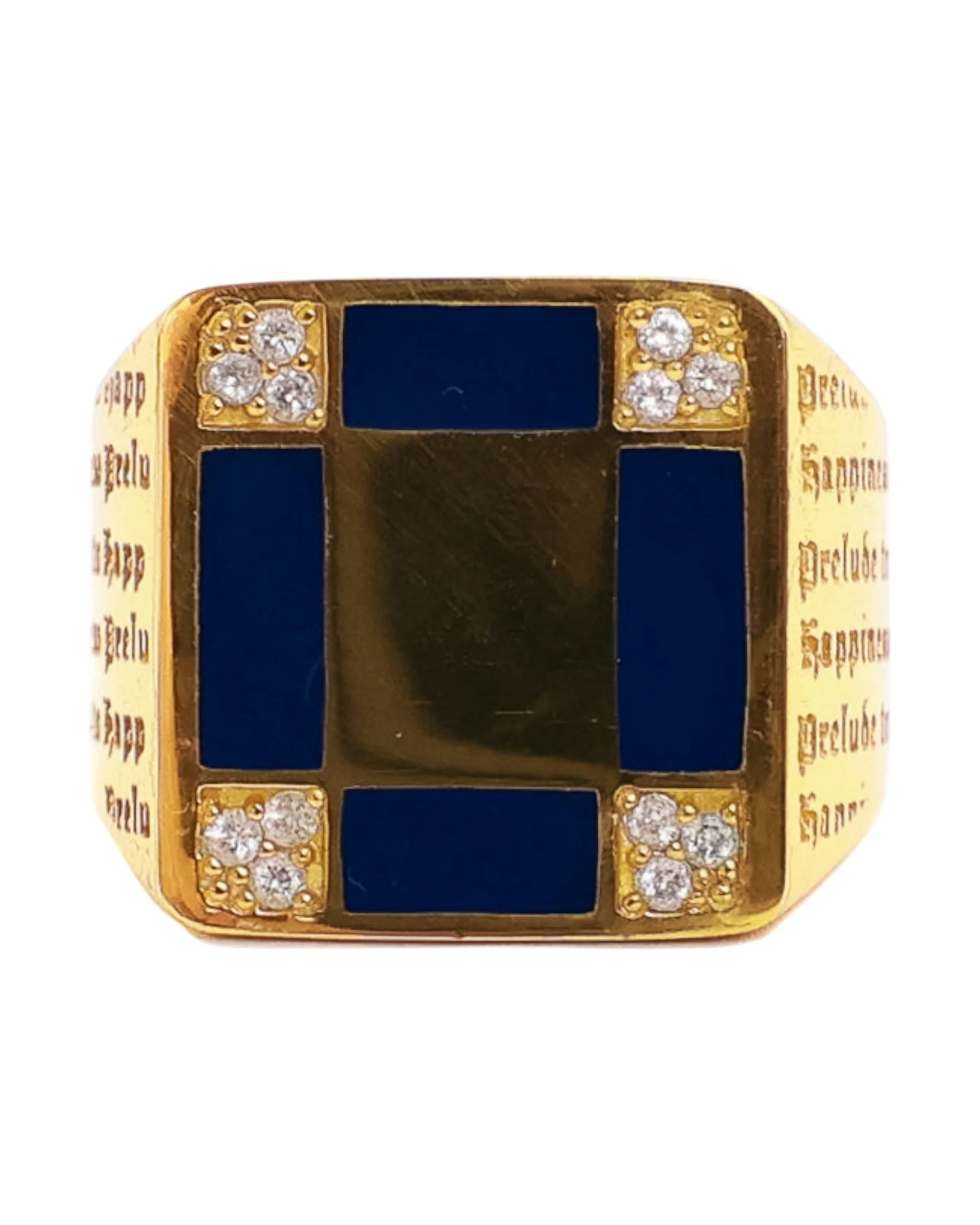 Prelude Signet (14K/Navy/Topaz) - Image 2