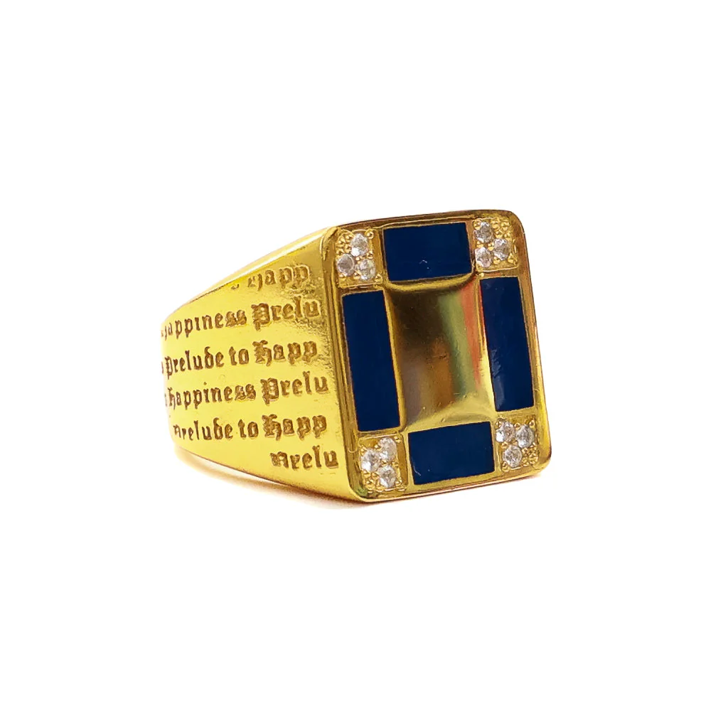 Prelude Signet (14K/Navy/Topaz) - Image 8