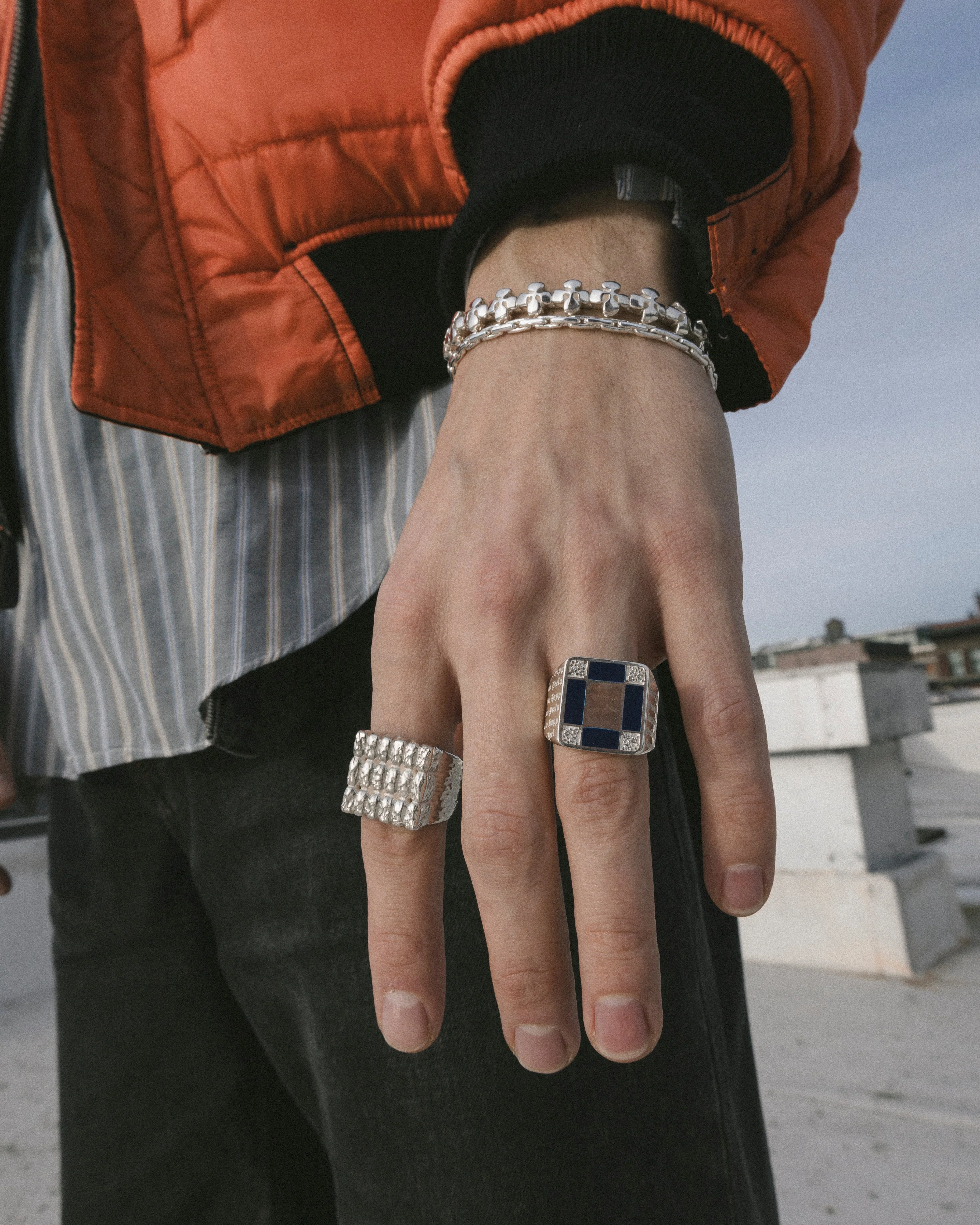 Prelude Signet (Silver/Navy/Topaz) - Image 13