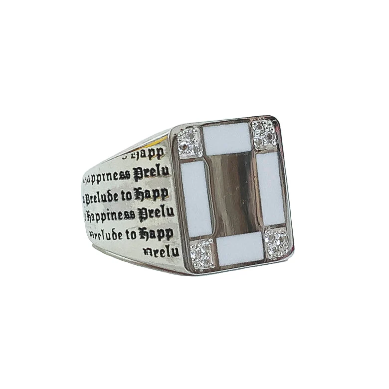Prelude Signet (Silver/White/Topaz) - Image 8