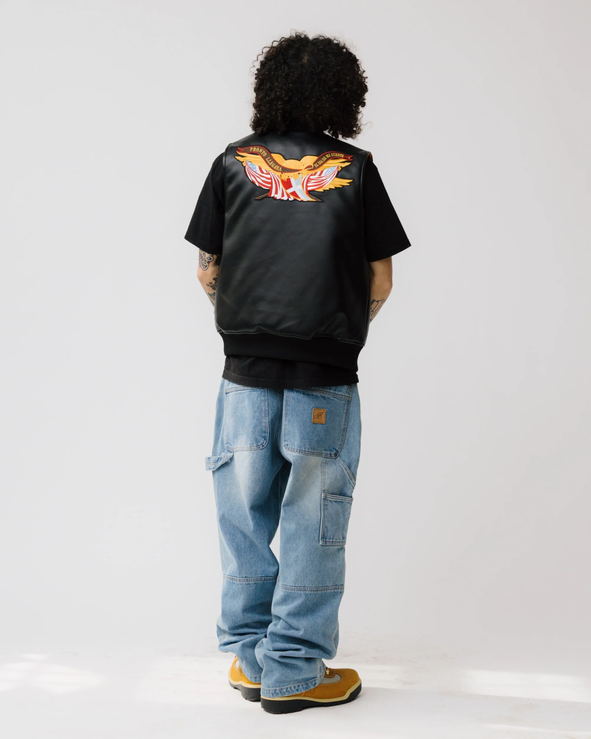 Pronto Llegara Leather Vest - Image 6