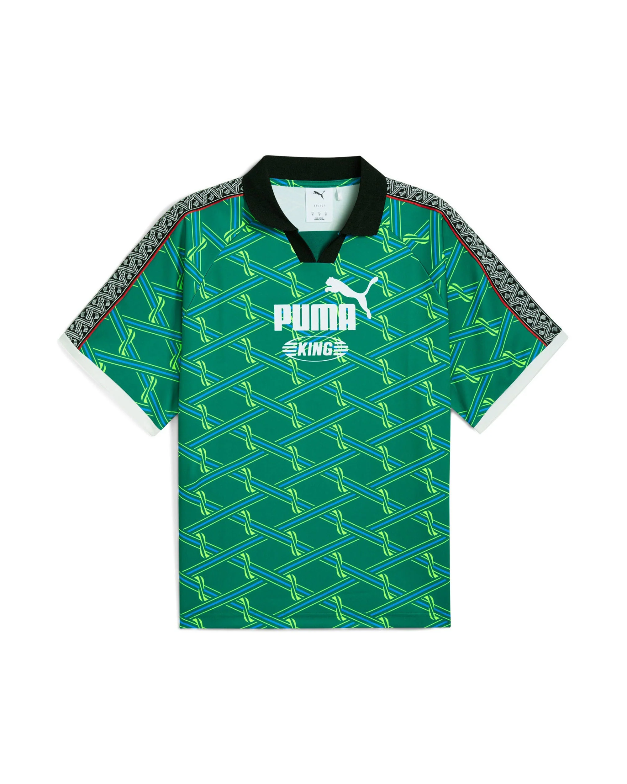 PUMA MMQ KING JERSEY WILD GREEN-AOP