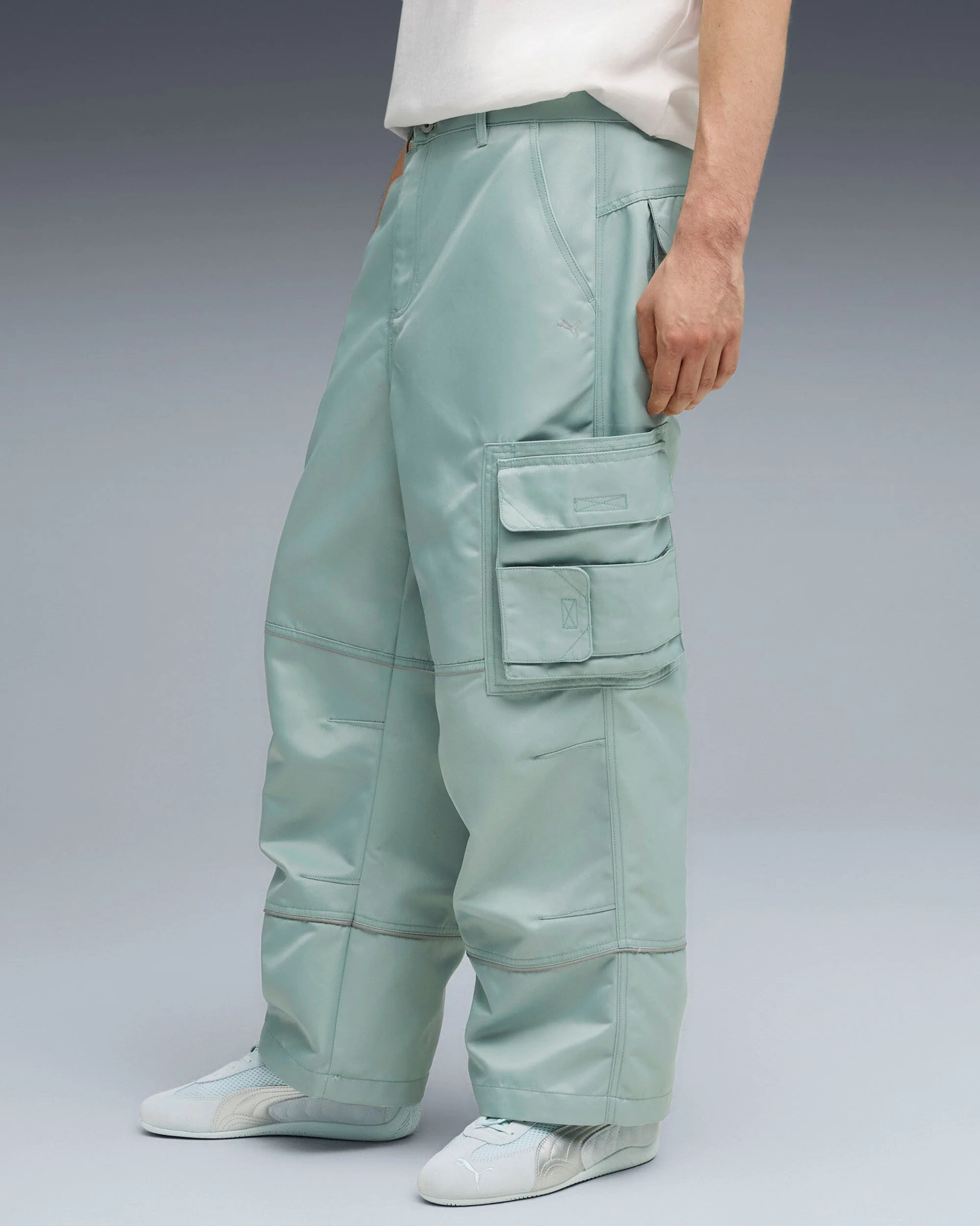 PUMA MMQ SPECIAL ITEMS PUMA GEAR PANTS LIGHT MOSS - Image 5