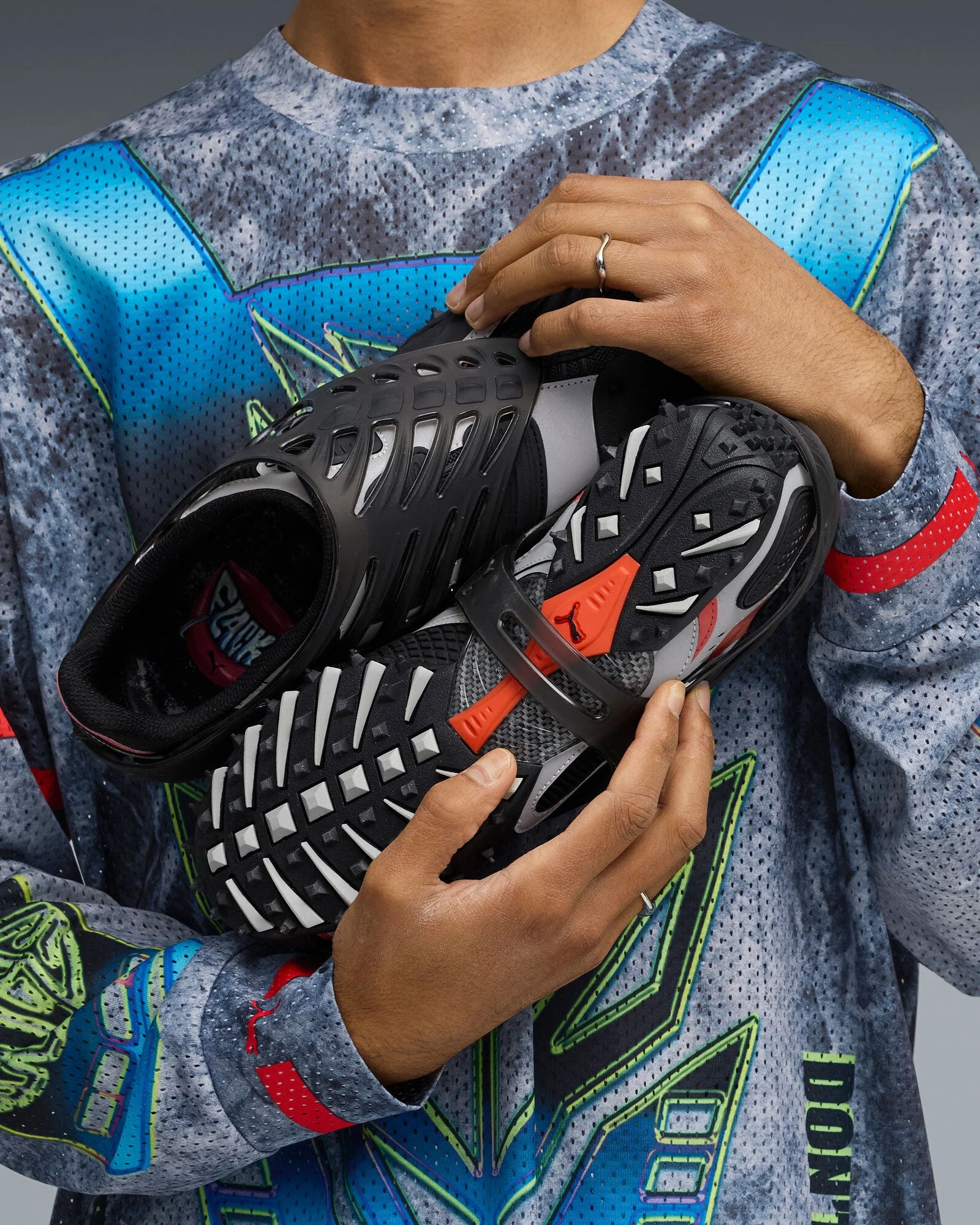 PUMA X A$AP ROCKY MOSTRO GABBIA LIGHT BLACK - Image 3