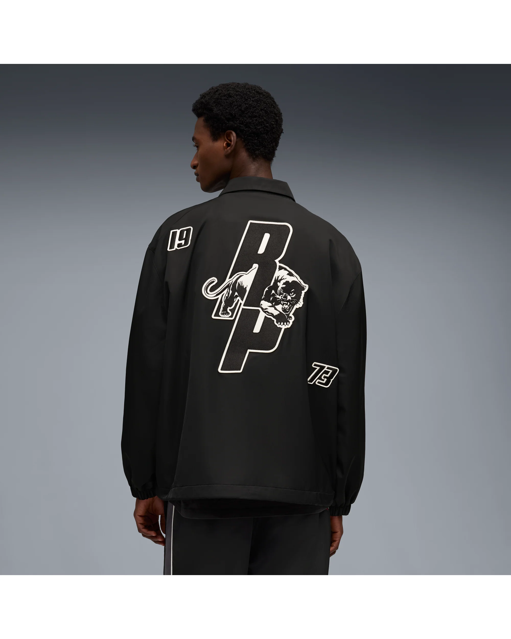 PUMA x REPRESENT COACHES JACKET BLACK - Image 5