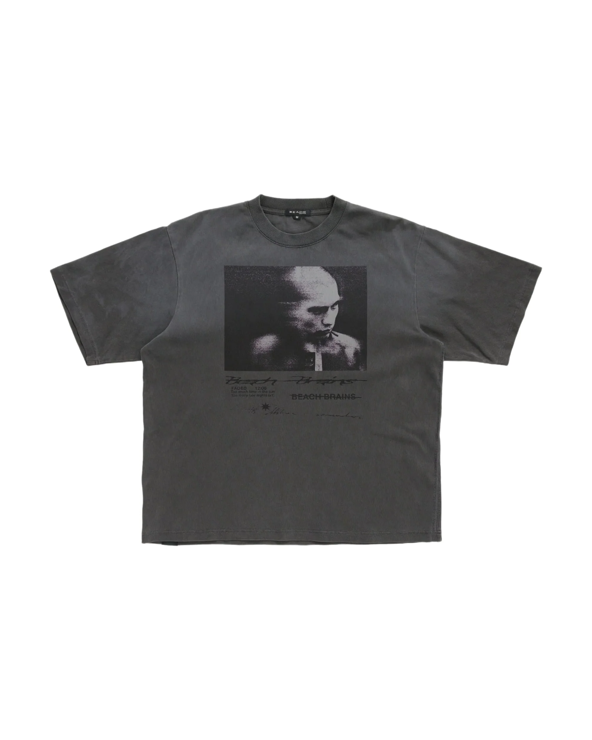 PUNK T-SHIRT - SUN FADED BLACK