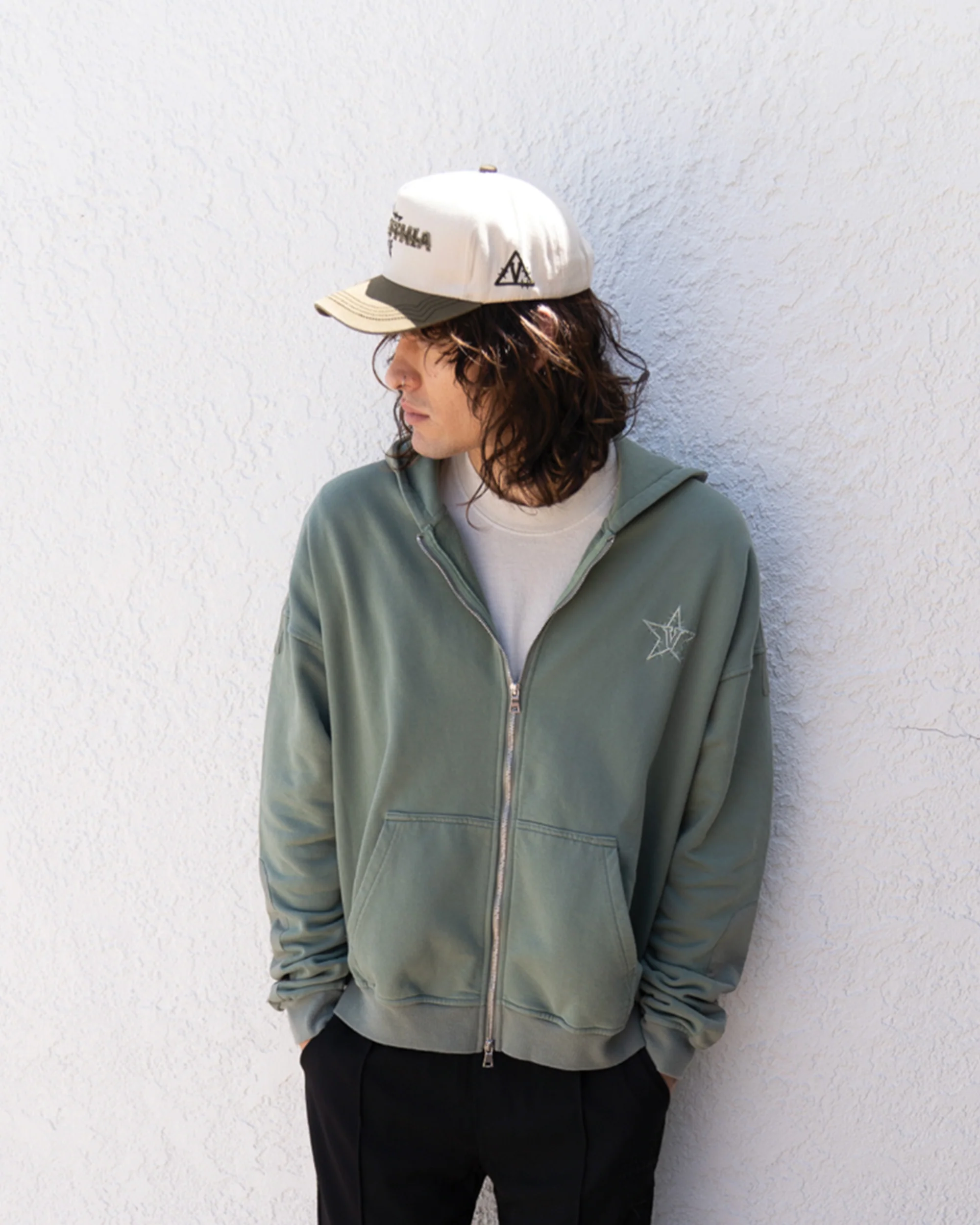 PYTHIA x VARIENT HAT - OLIVE / TAN - Image 3