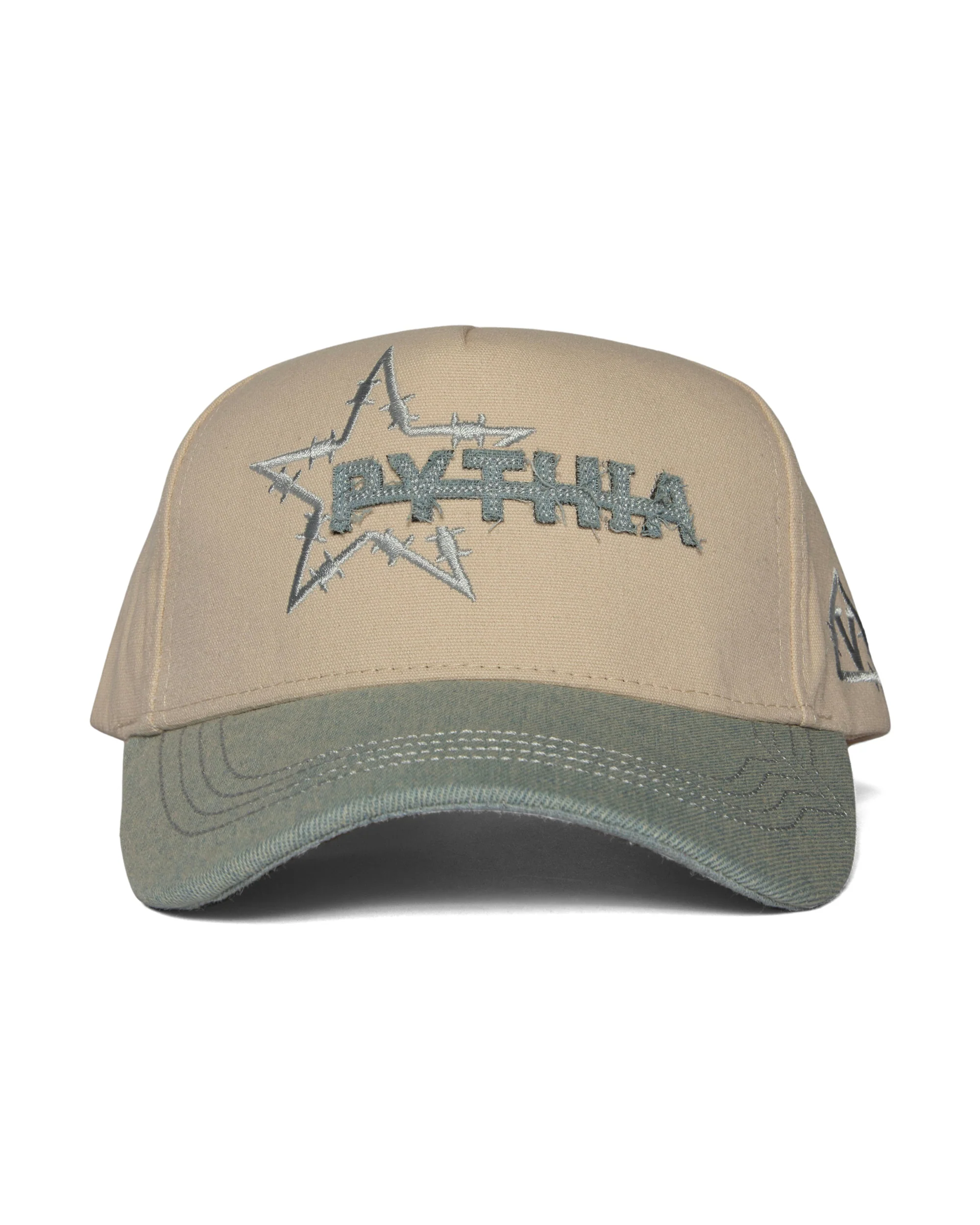 PYTHIA x VARIENT HAT - TAN / BLUE