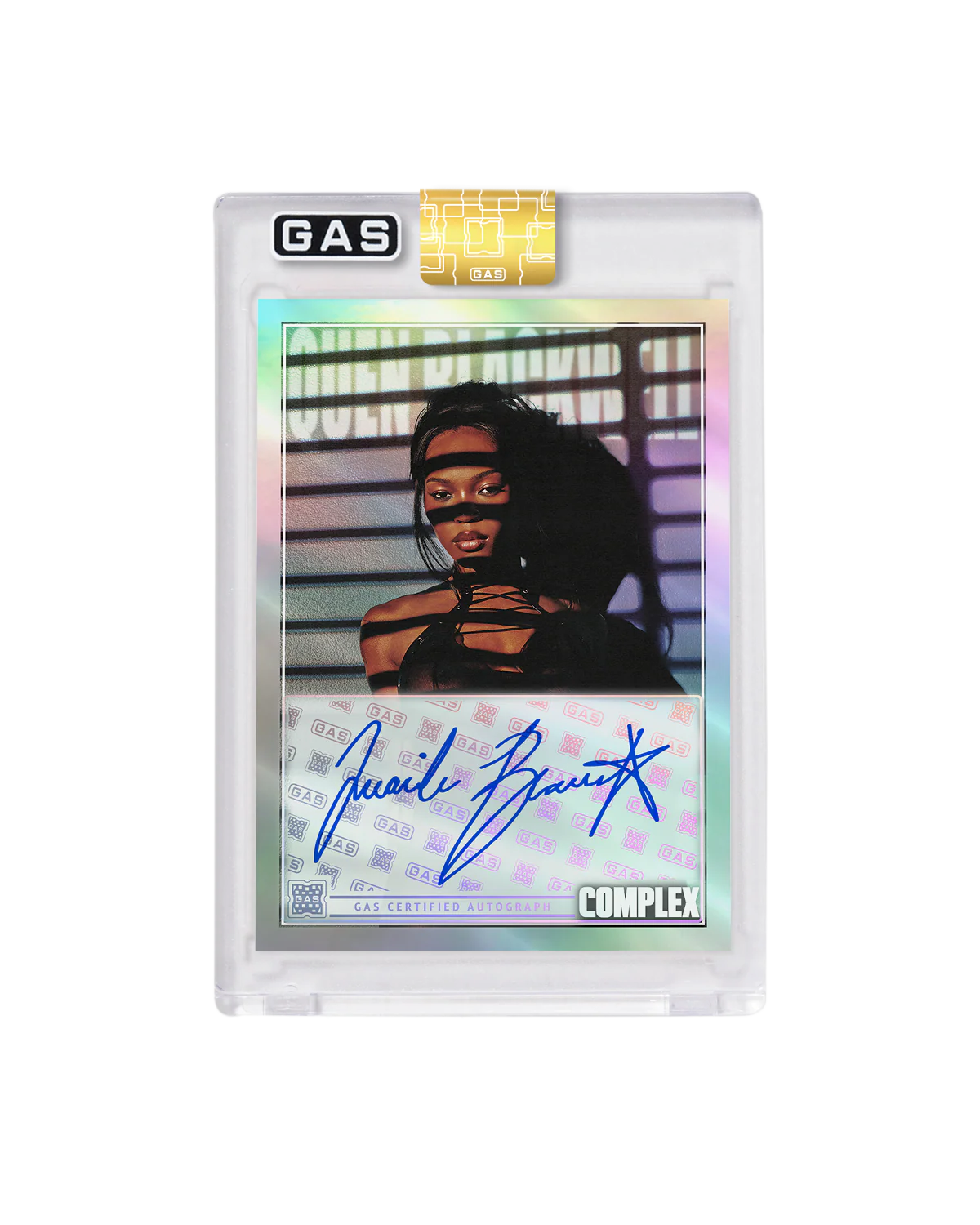 Quenlin Blackwell Complex Cover x GAS Trading Card - Image 3
