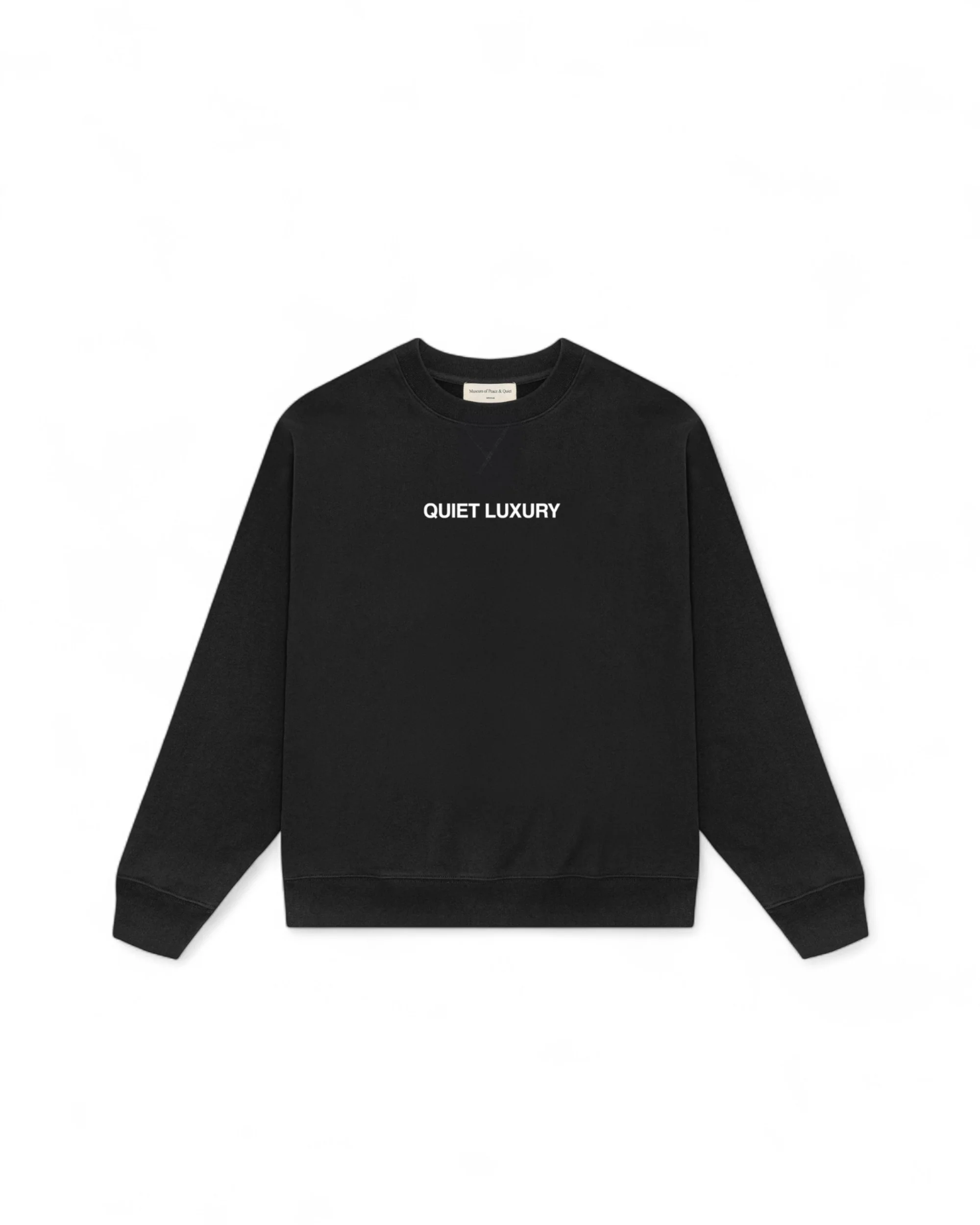 Quiet Luxury Crewneck - Black