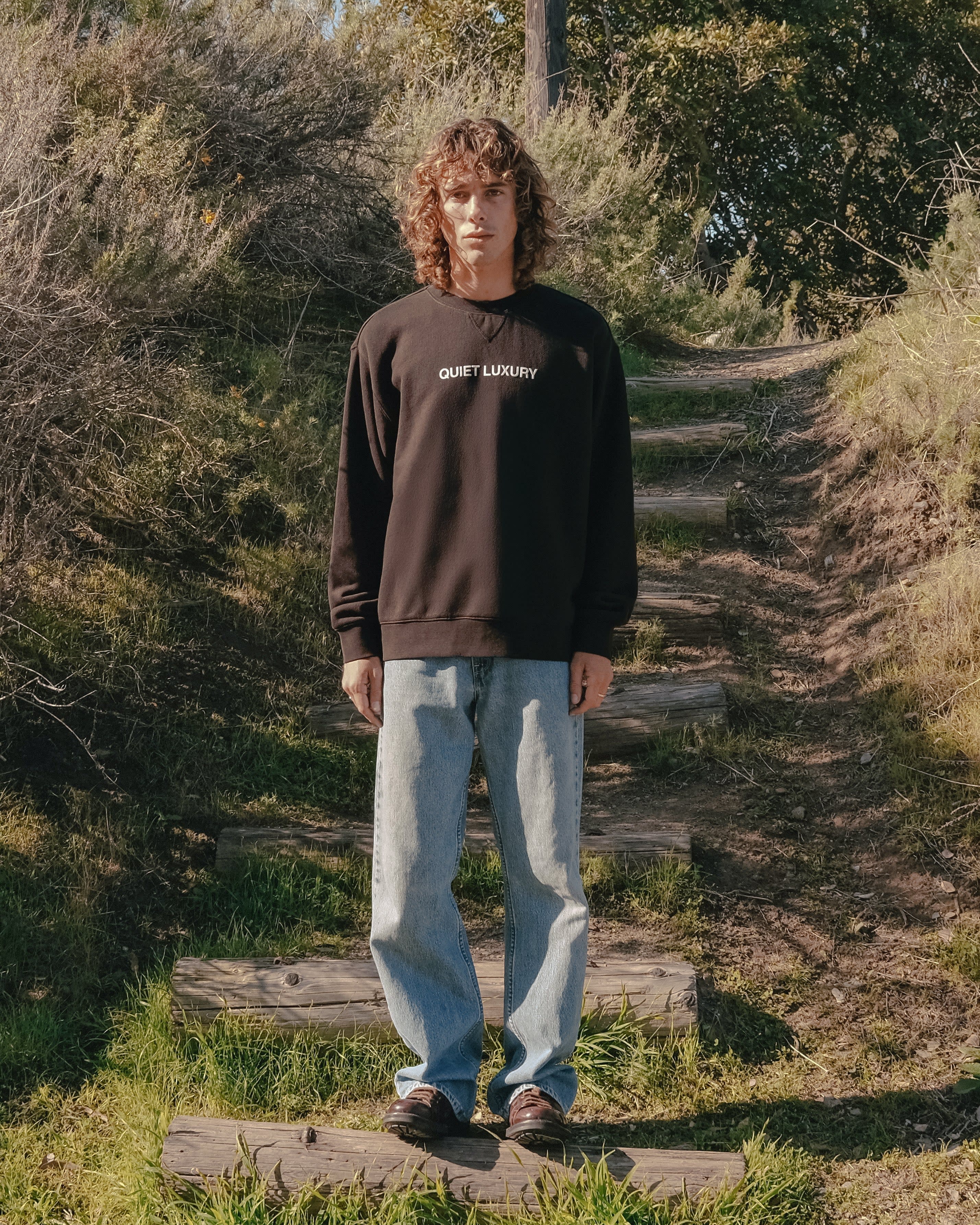 Quiet Luxury Crewneck - Black - Image 2
