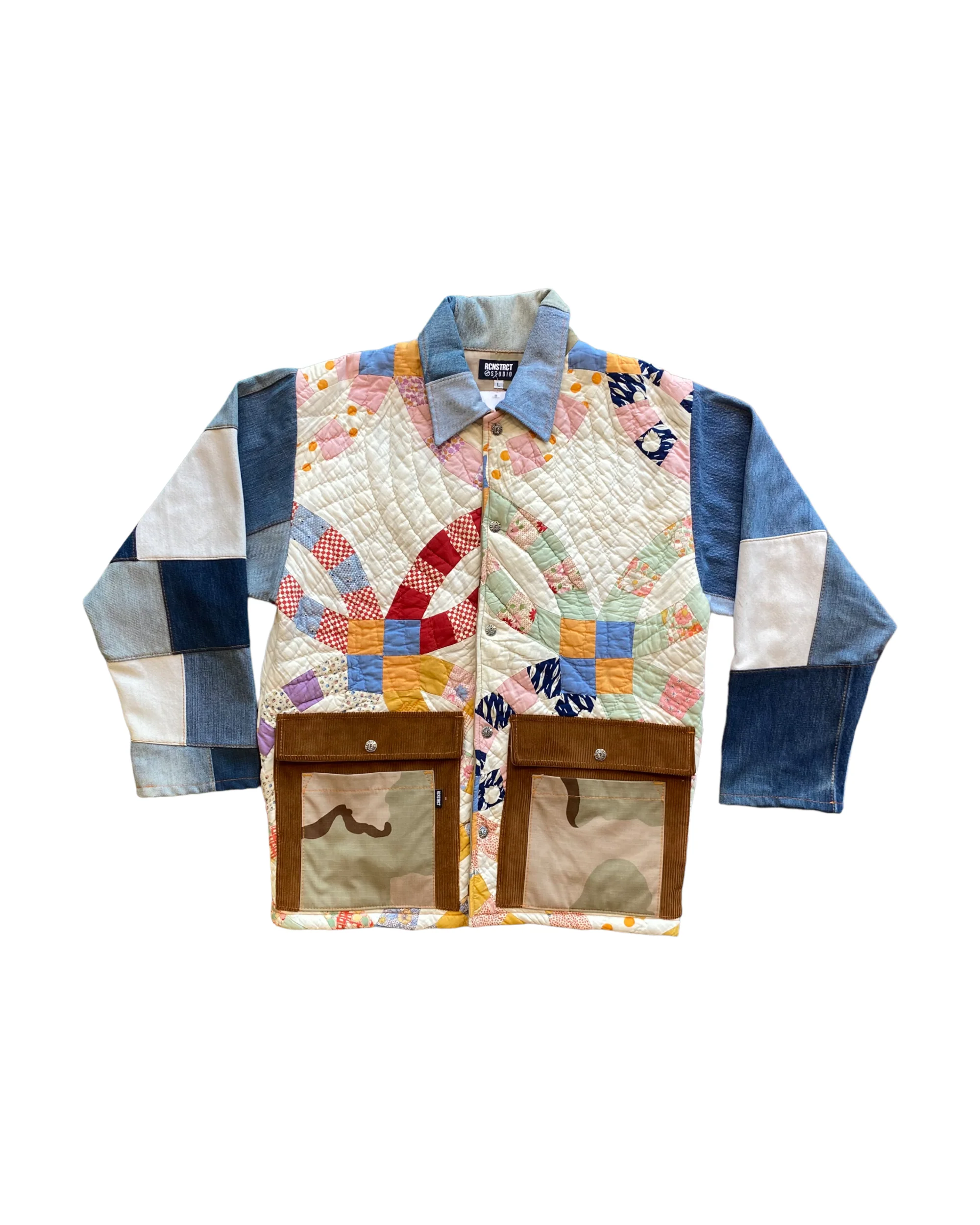 Quilt + Denim Patchwork Jacket // Random Selection