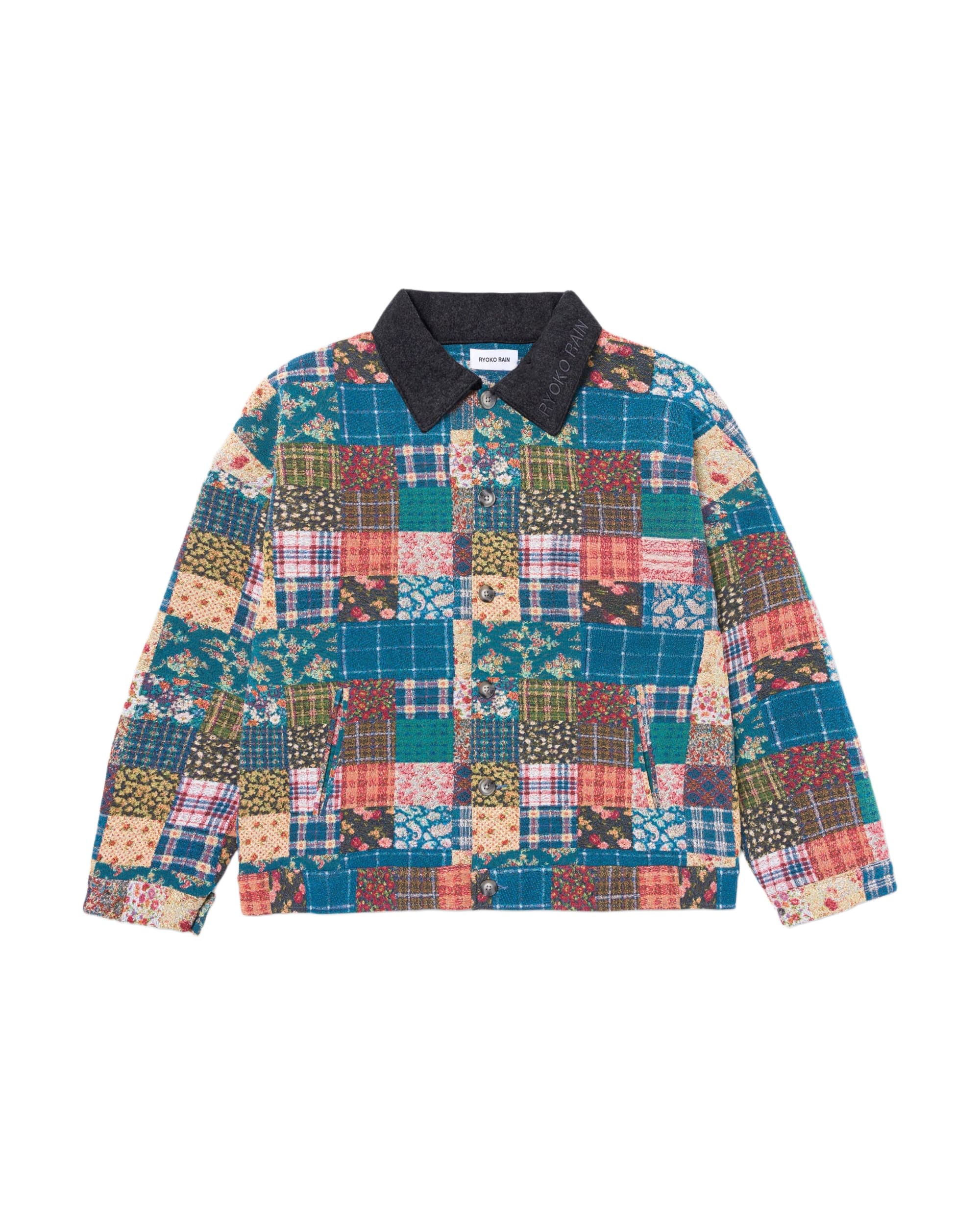 QUILTED TAPESTRY WORK JACKET