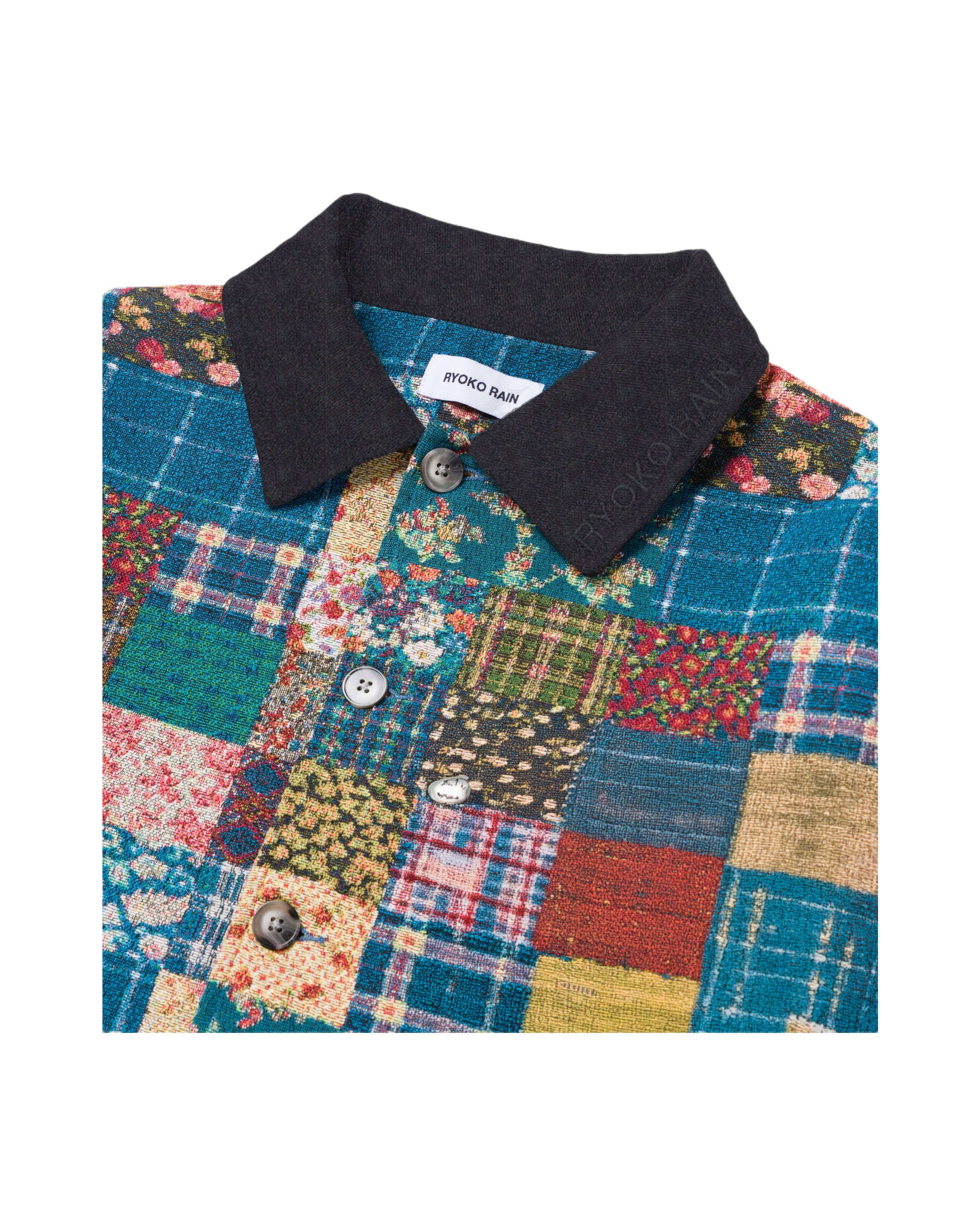 QUILTED TAPESTRY WORK JACKET - Image 3