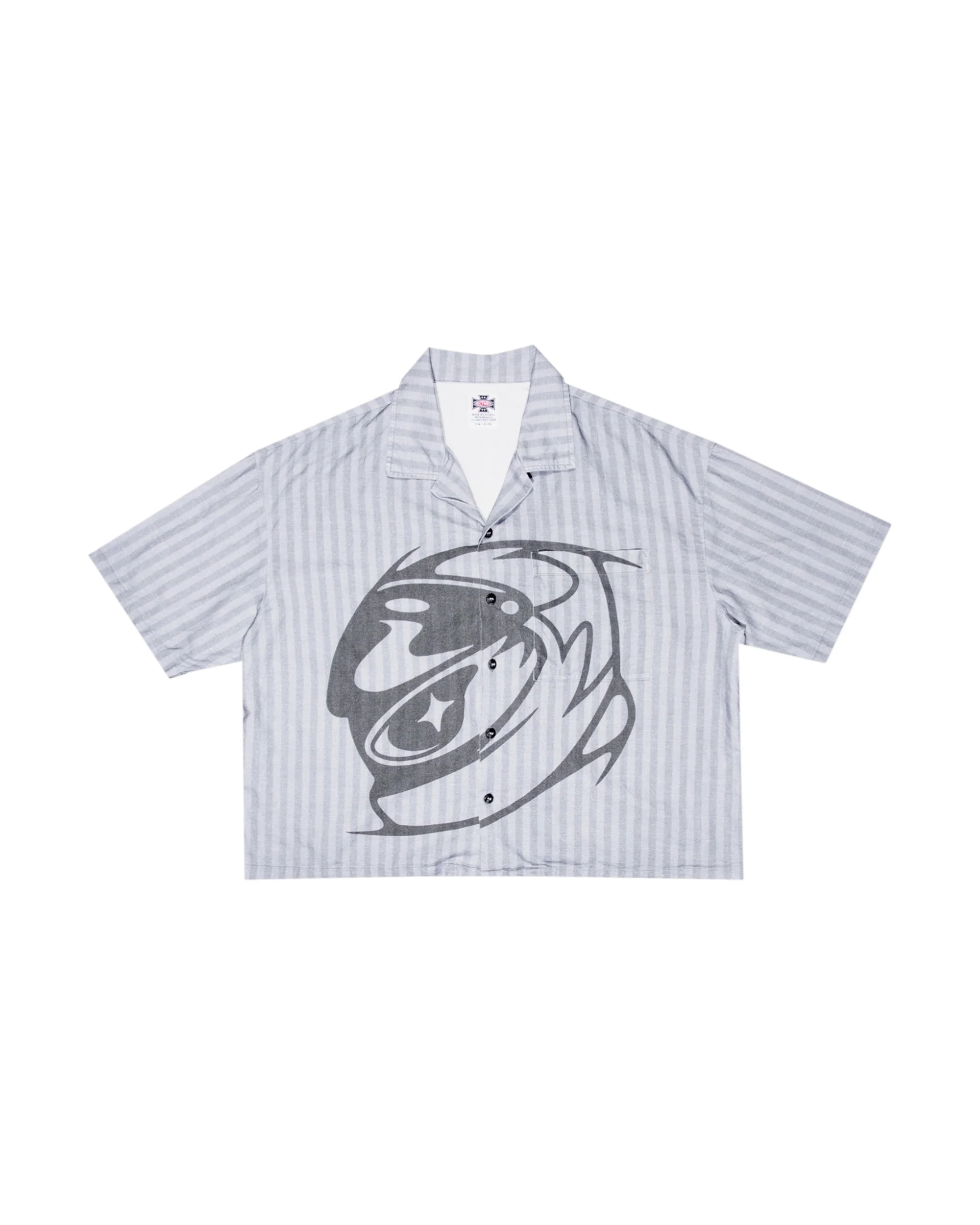 Racers Button Up Gray