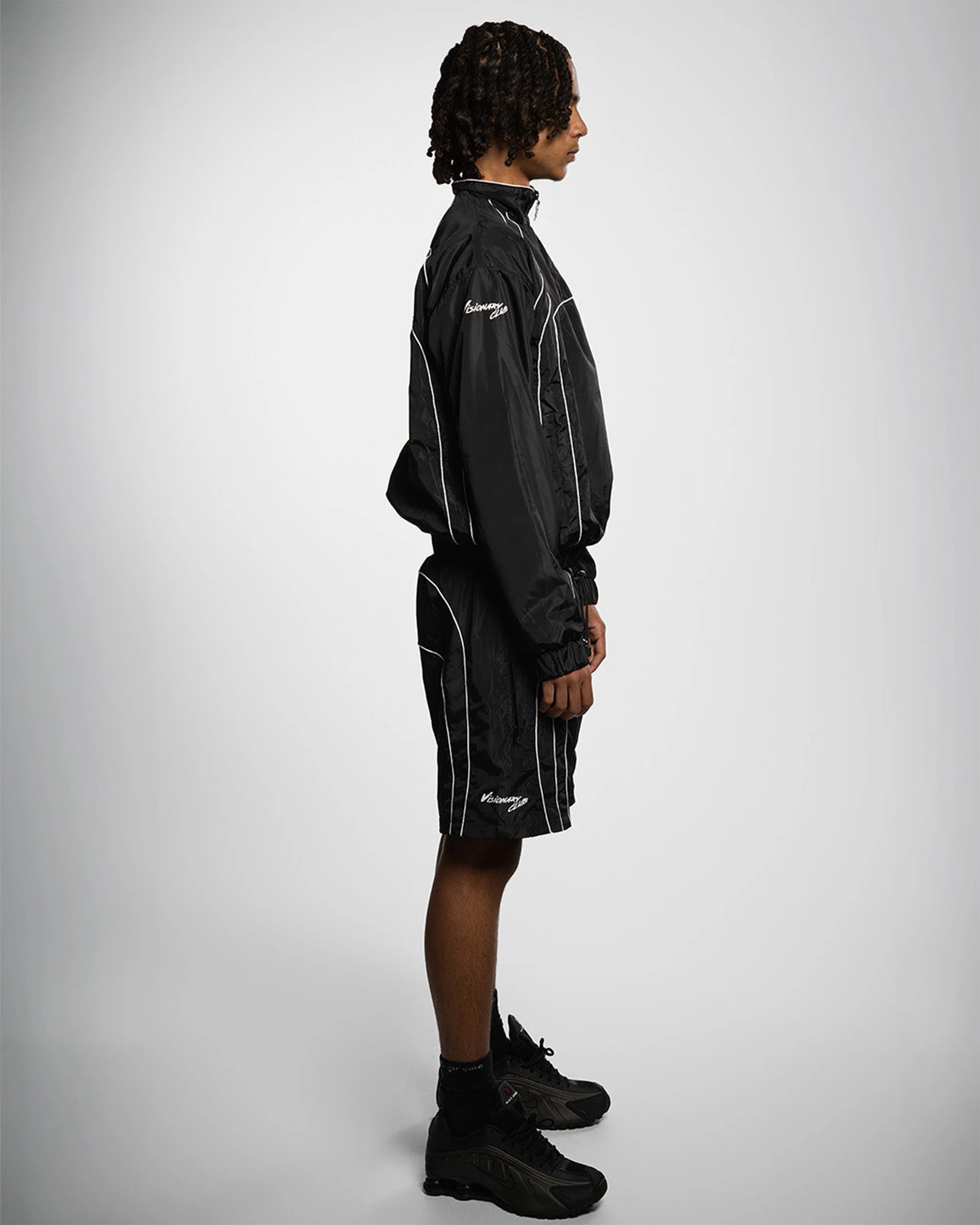 “RADIANT AURA” NYLON SHORTS (NIGHT PULSE) - Image 4