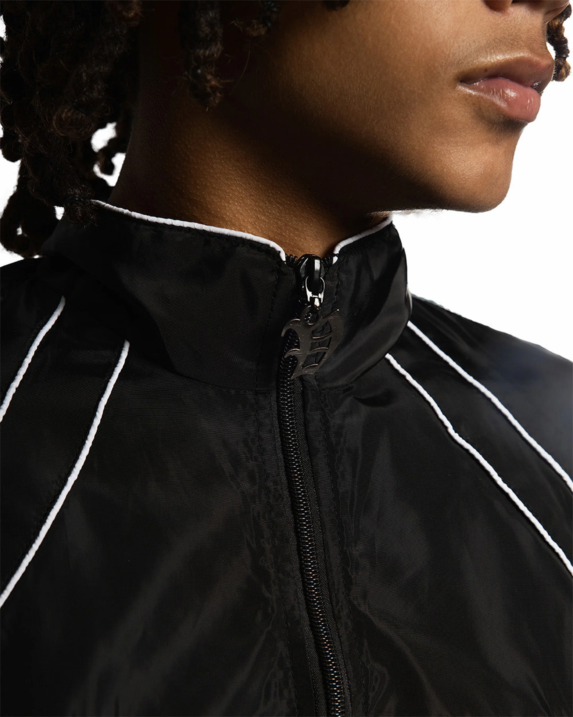 “RADIANT AURA” NYLON TRACK JACKET (NIGHT PULSE) - Image 5