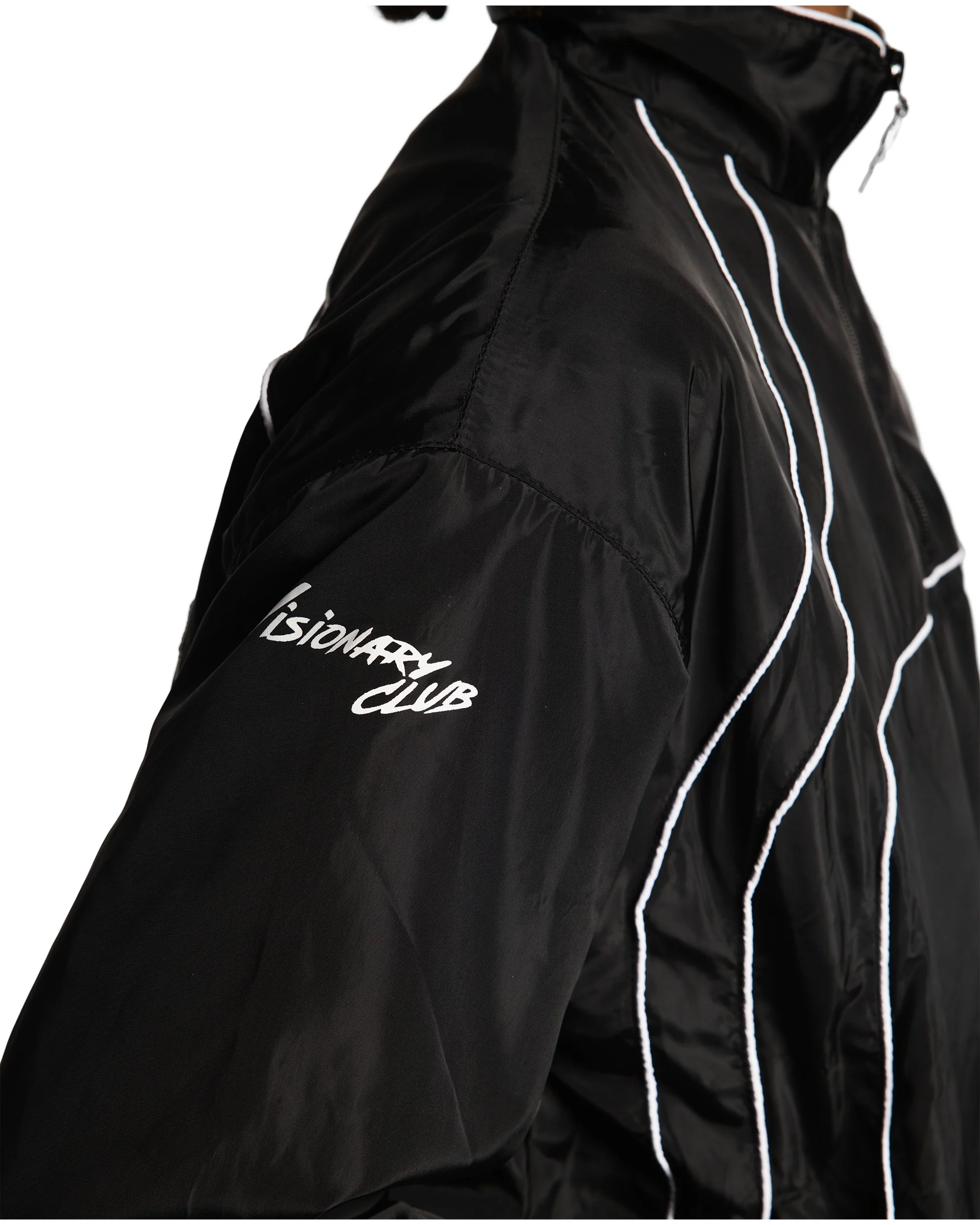 “RADIANT AURA” NYLON TRACK JACKET (NIGHT PULSE) - Image 7