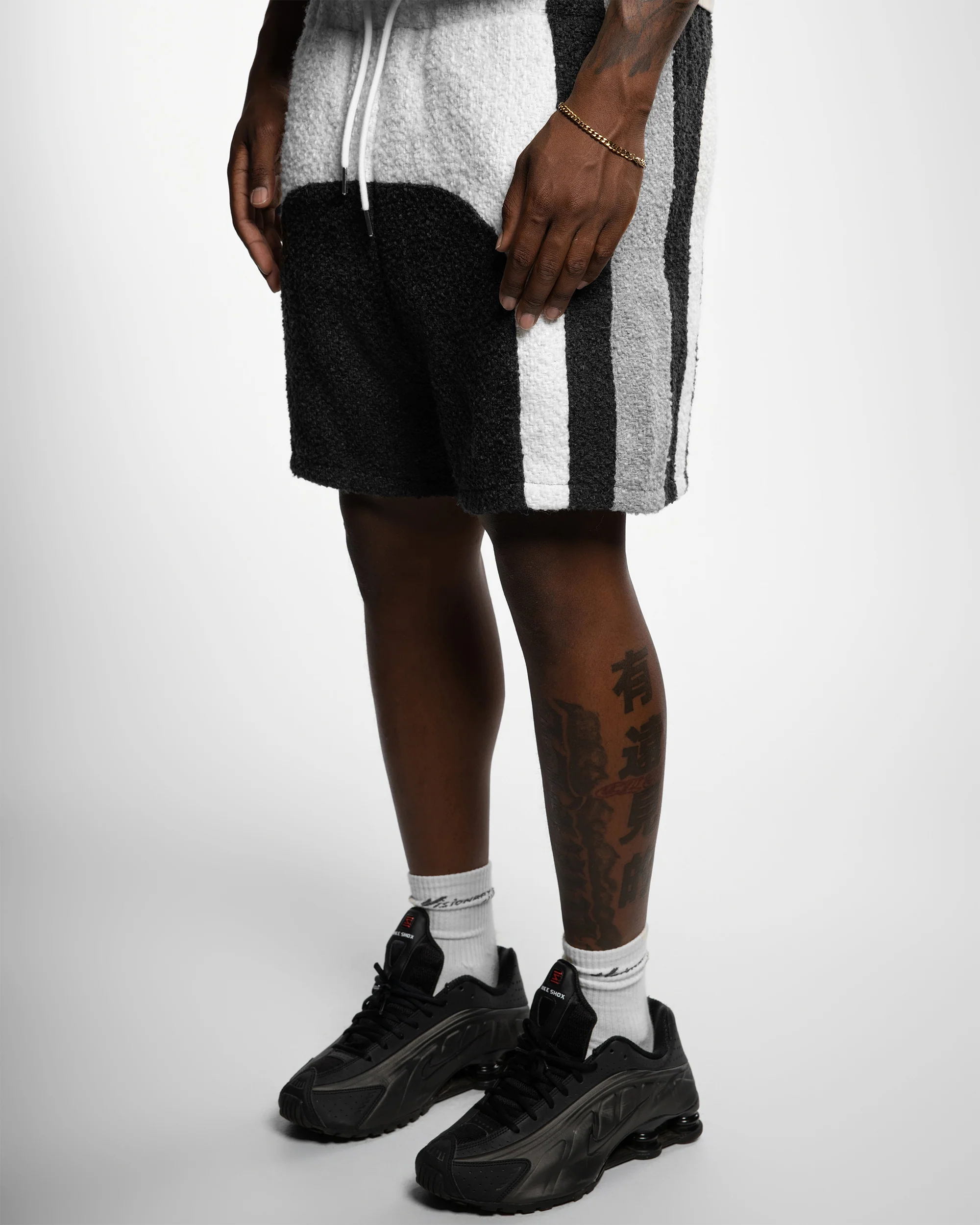 "RADIANT AURA" V2 SHORTS (ACE OF SPADES) - Image 5