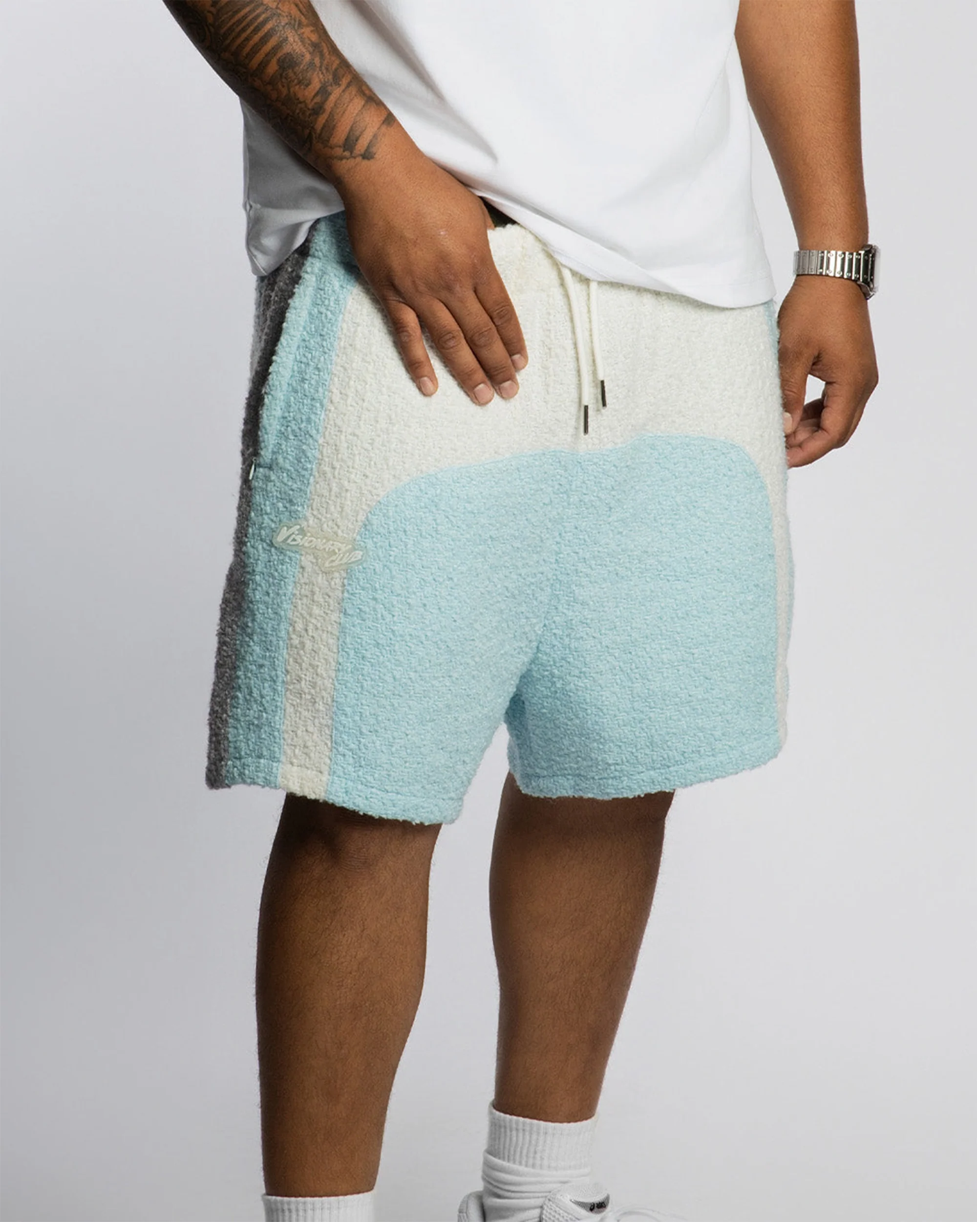 "RADIANT AURA" V2 SHORTS (FROSTED FLURRY) - Image 3
