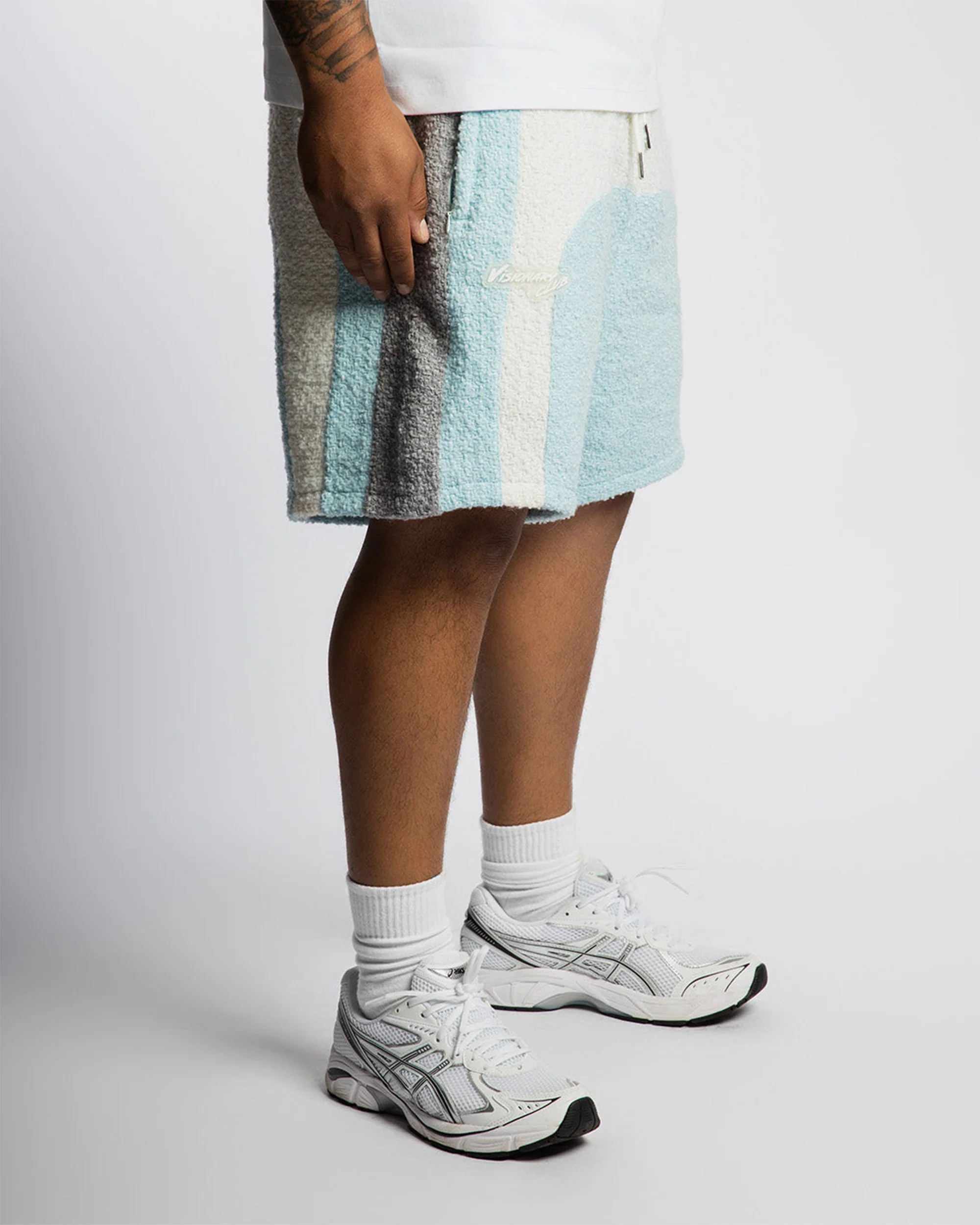 "RADIANT AURA" V2 SHORTS (FROSTED FLURRY) - Image 5