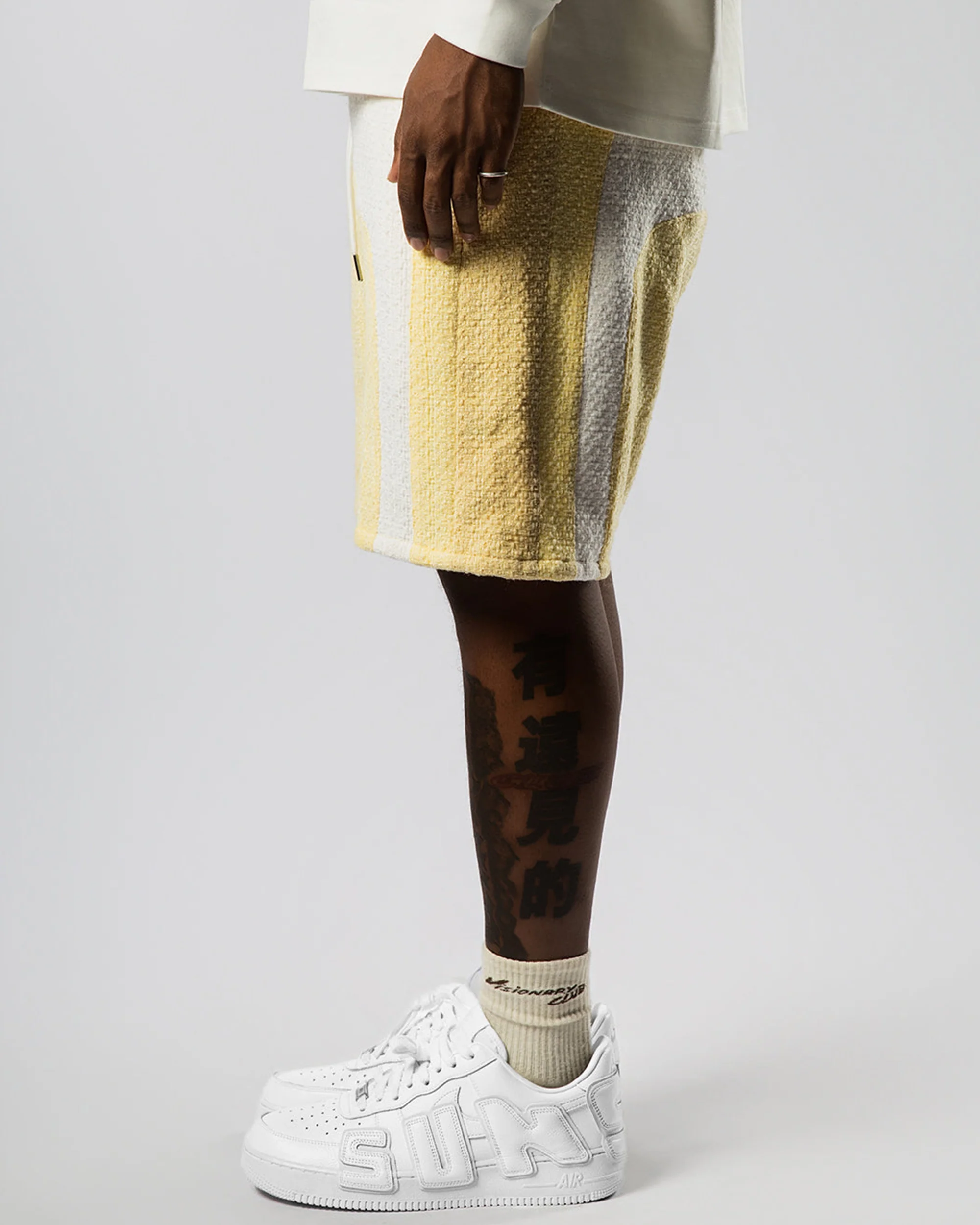 "RADIANT AURA" V2 SHORTS (LEMON CRUSH) - Image 5