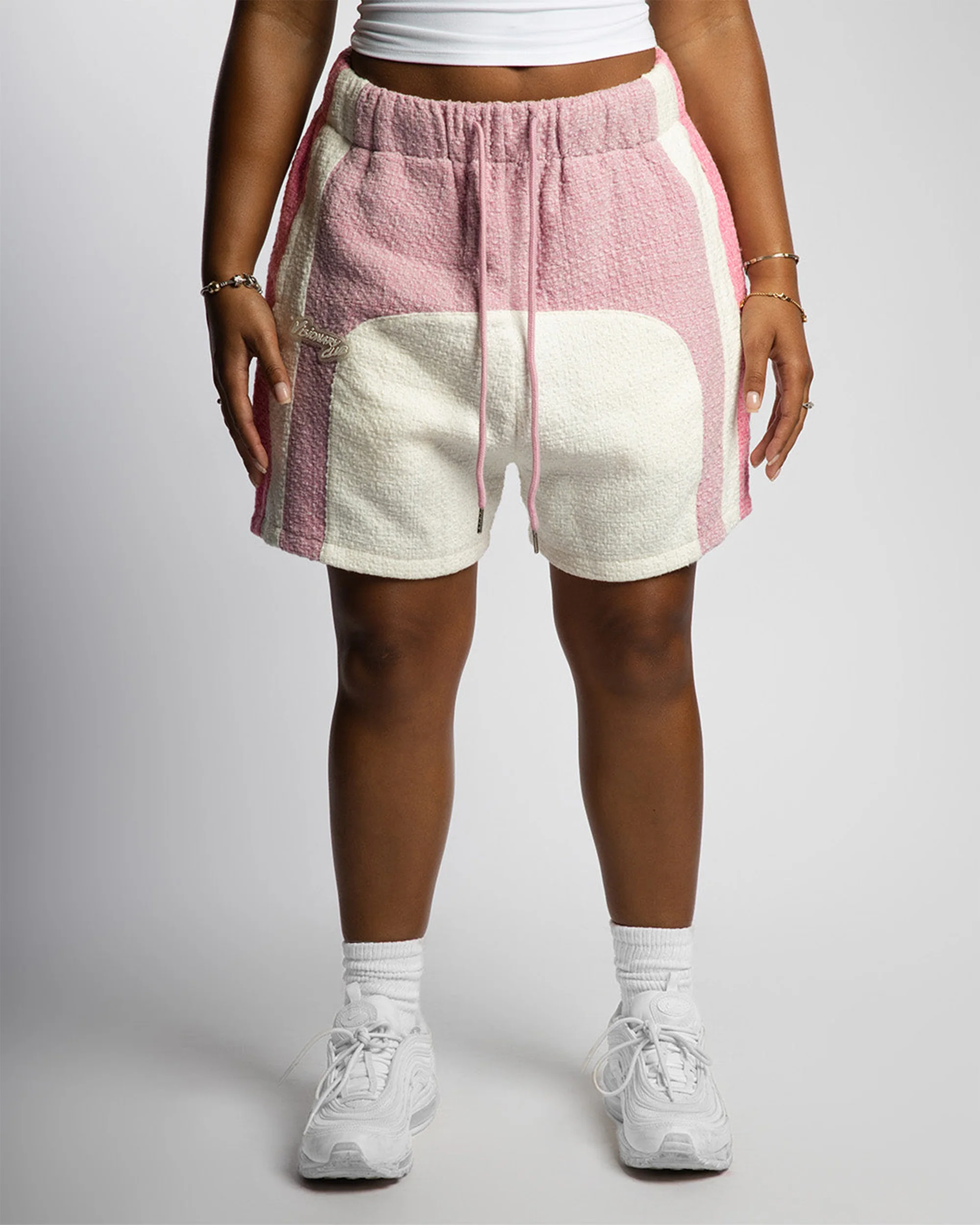 "RADIANT AURA" V2 SHORTS (STRAWBERRY SWIRL) - Image 3