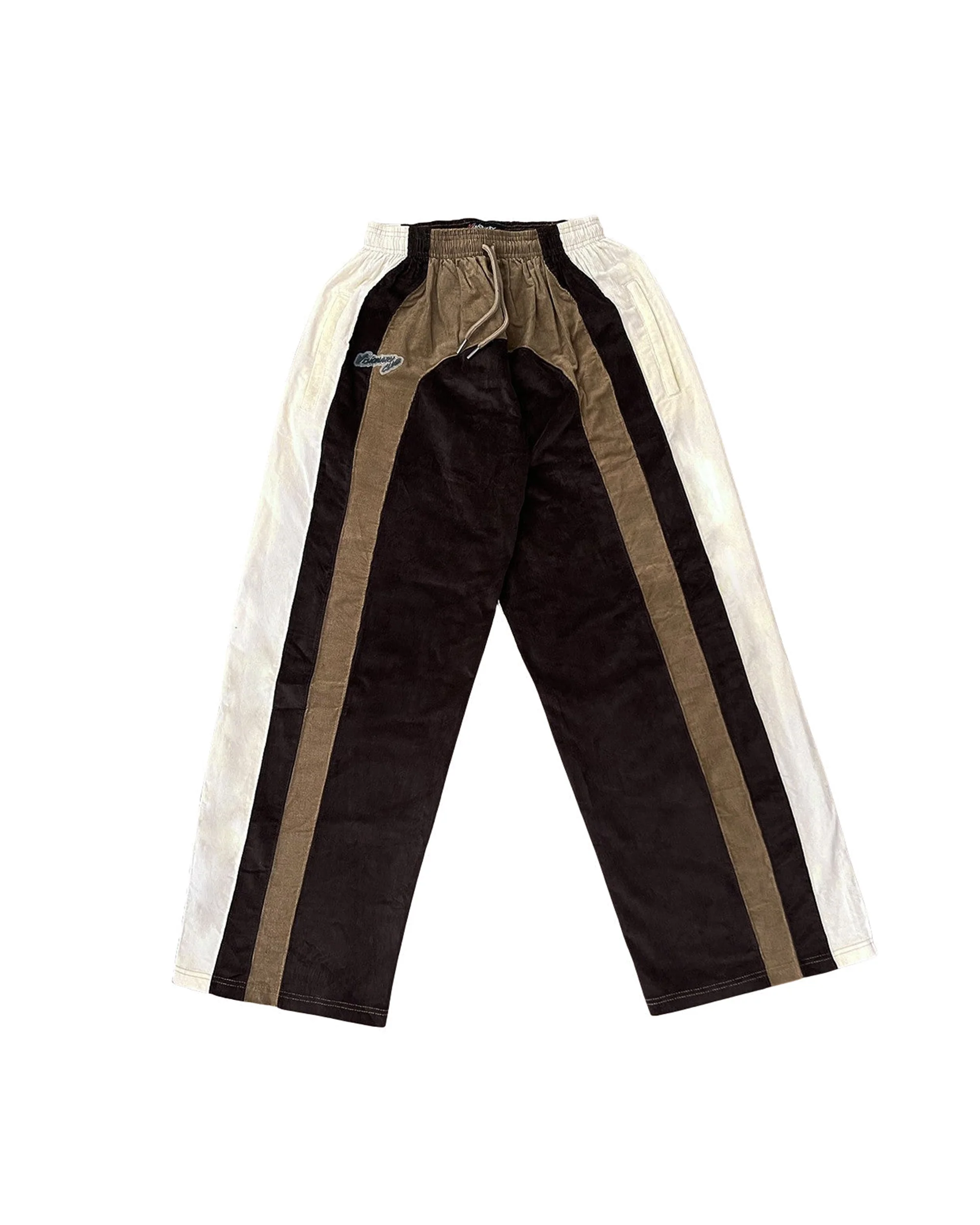 "RADIANT AURA" WIDE LEG SWEATS (CARAMEL MOCHA)