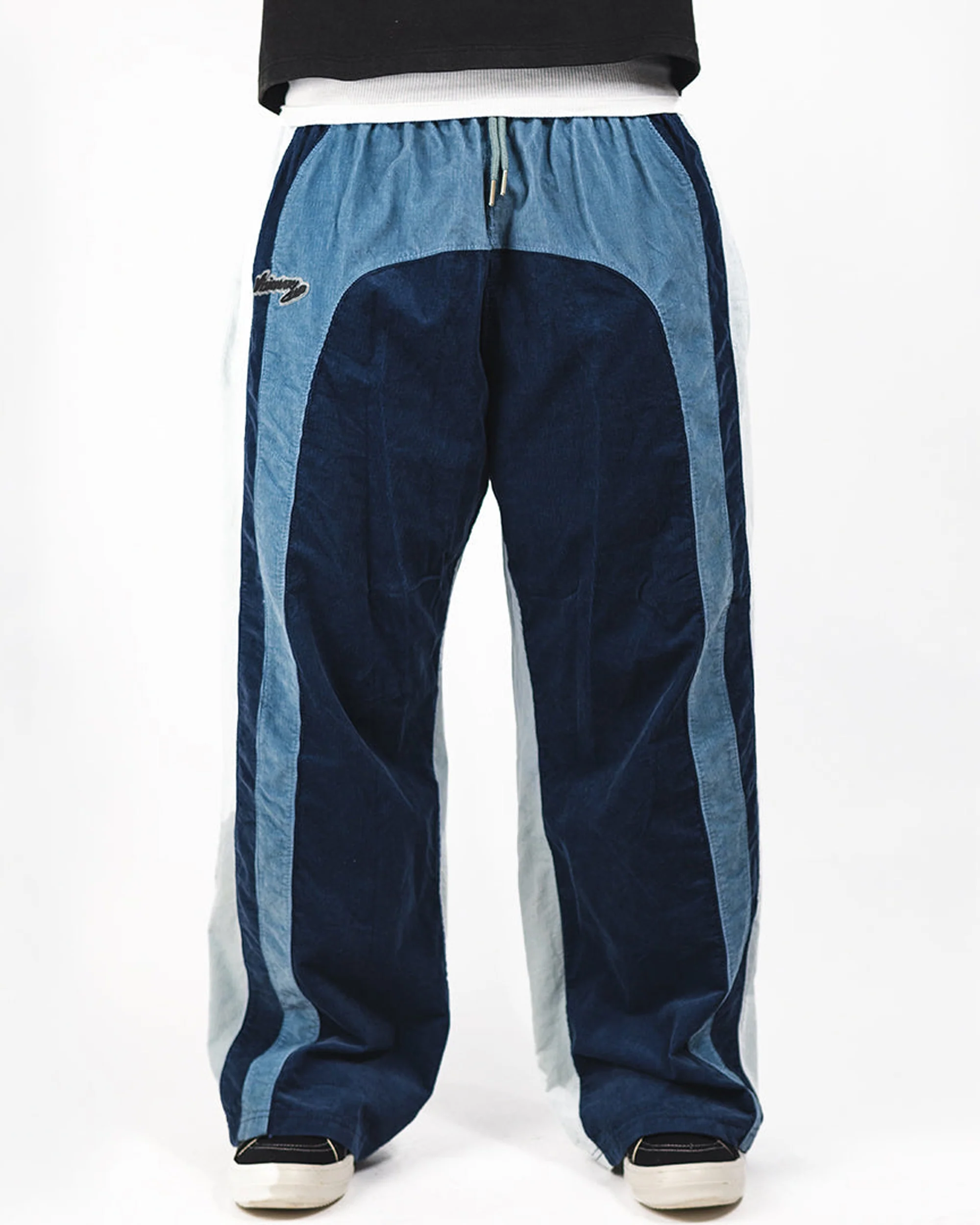 "RADIANT AURA" WIDE LEG SWEATS (COASTAL WAVES) - Image 5