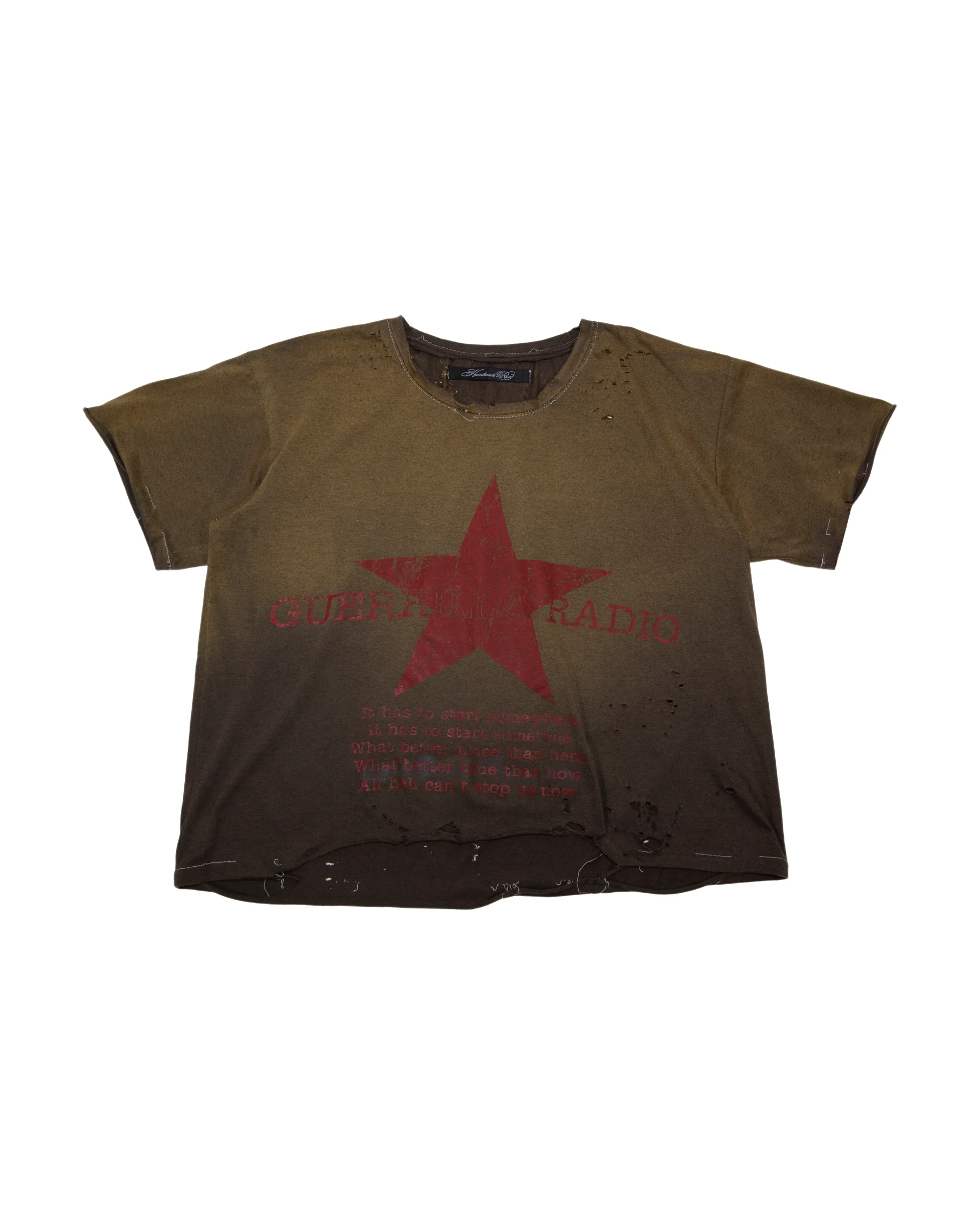 RADIO - AGED BROWN TEE