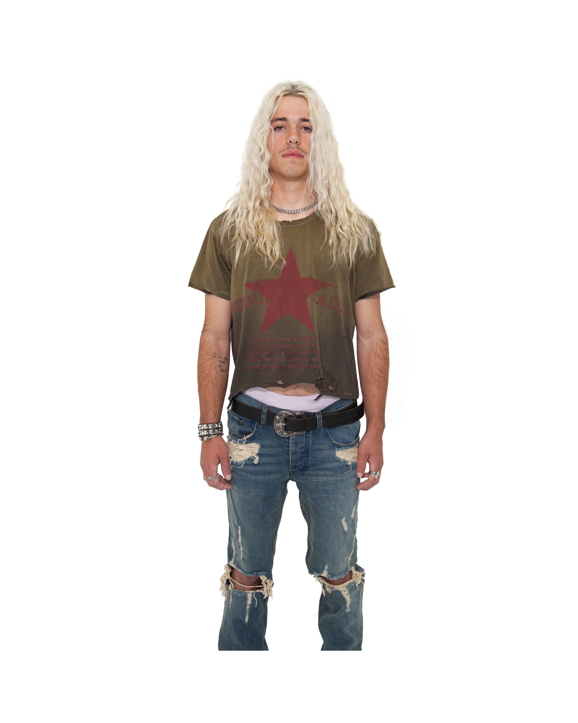 RADIO - AGED BROWN TEE - Image 2