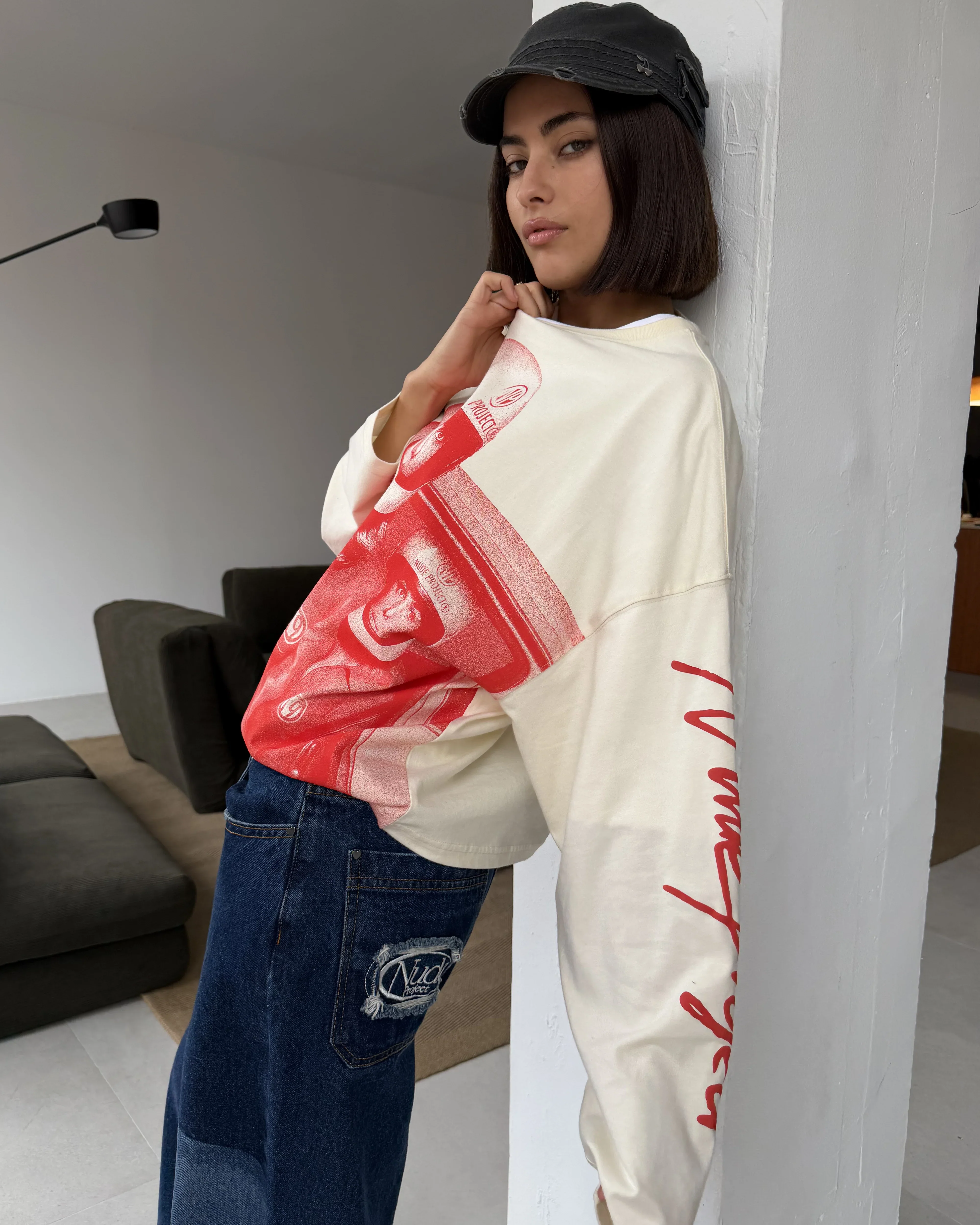 Rally Long-Sleeve Tee Red - Image 10