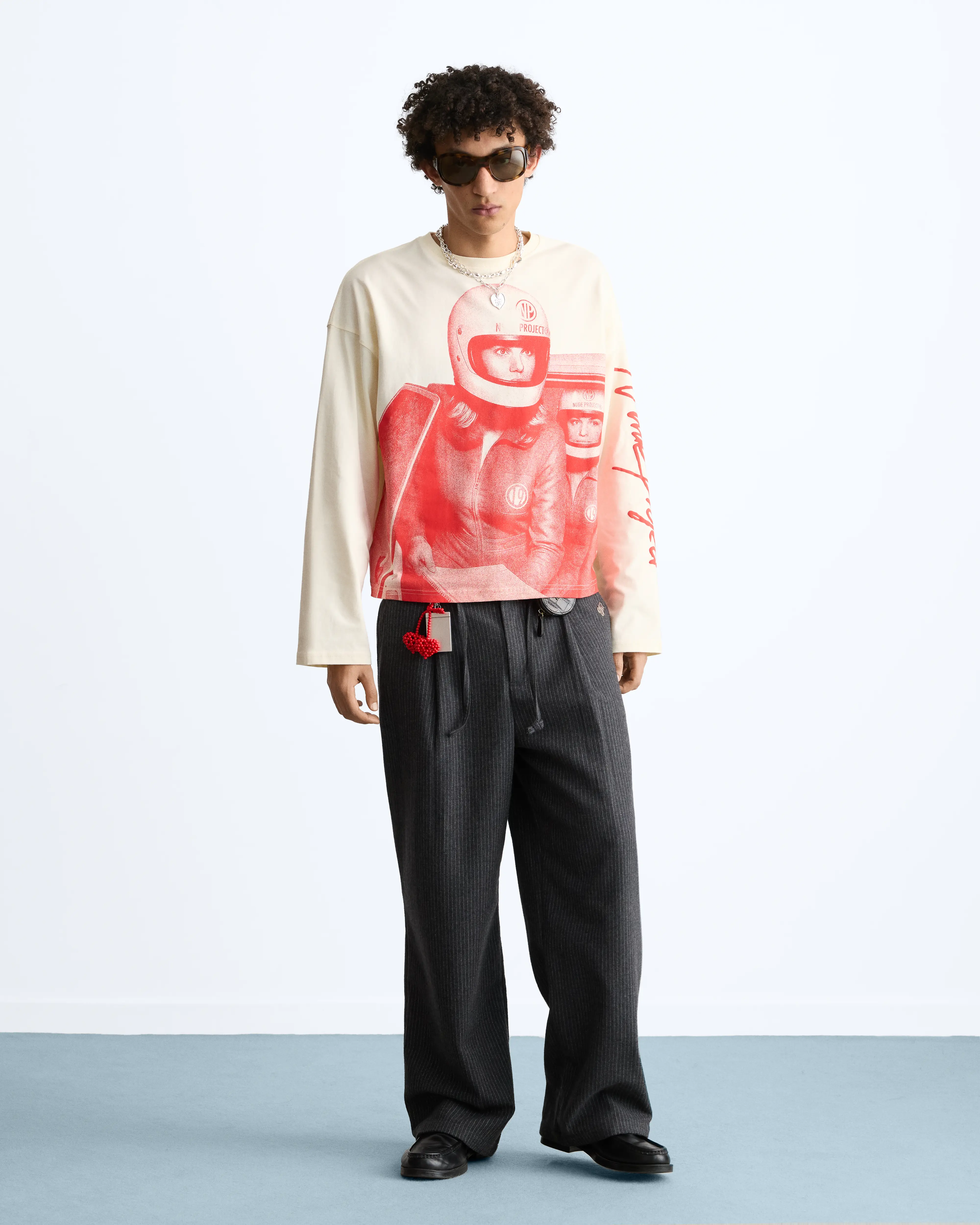 Rally Long-Sleeve Tee Red - Image 12