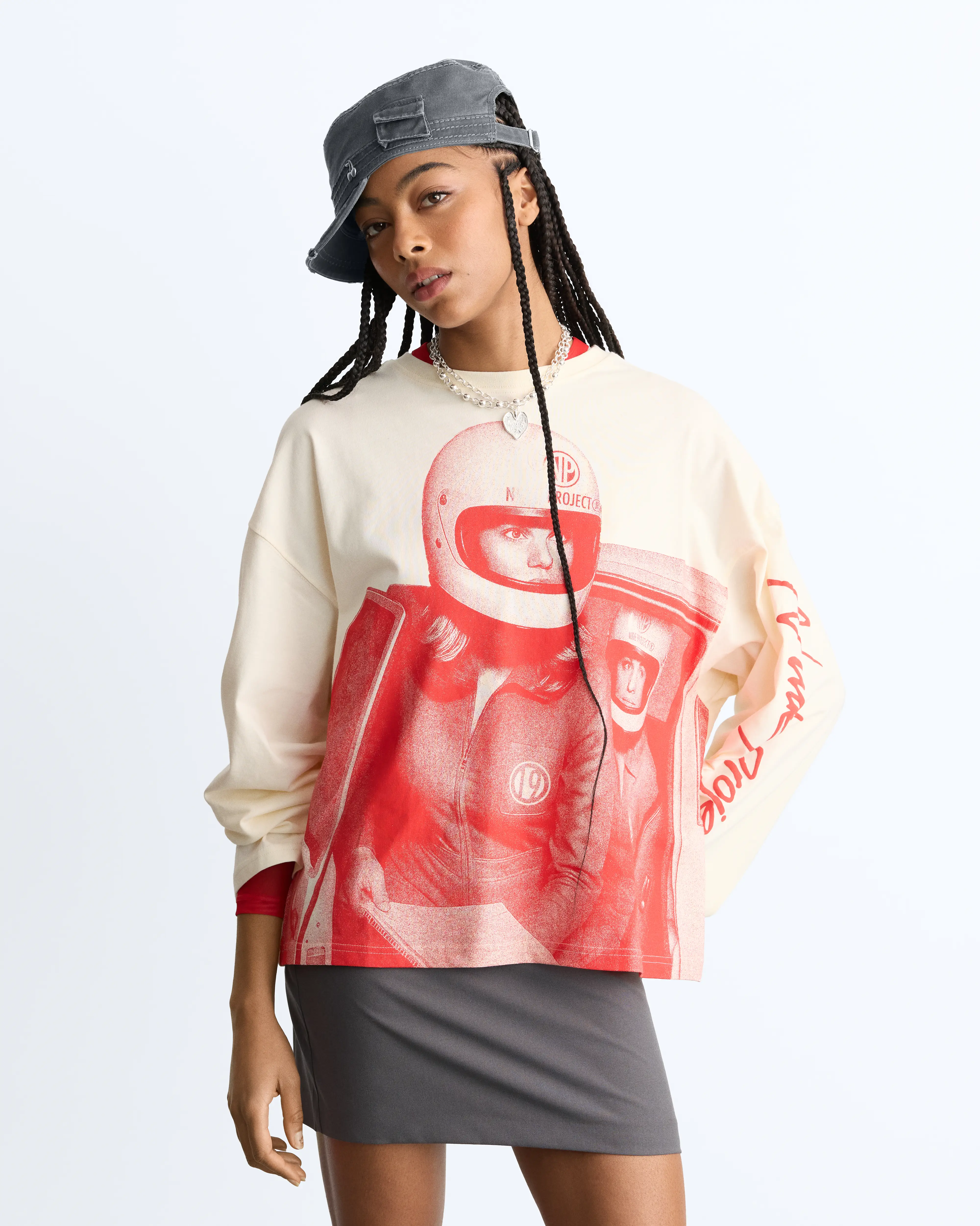 Rally Long-Sleeve Tee Red - Image 13