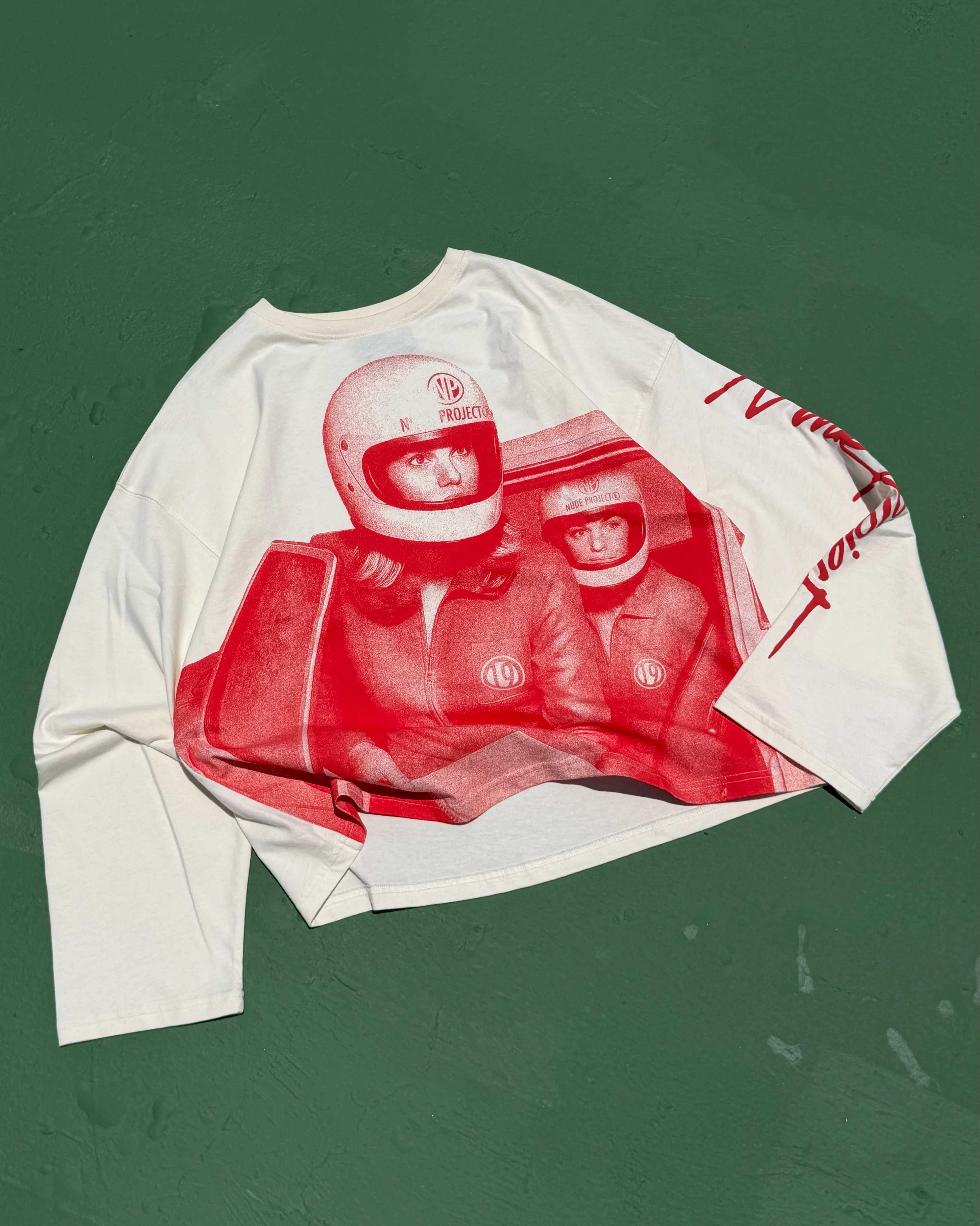 Rally Long-Sleeve Tee Red - Image 15