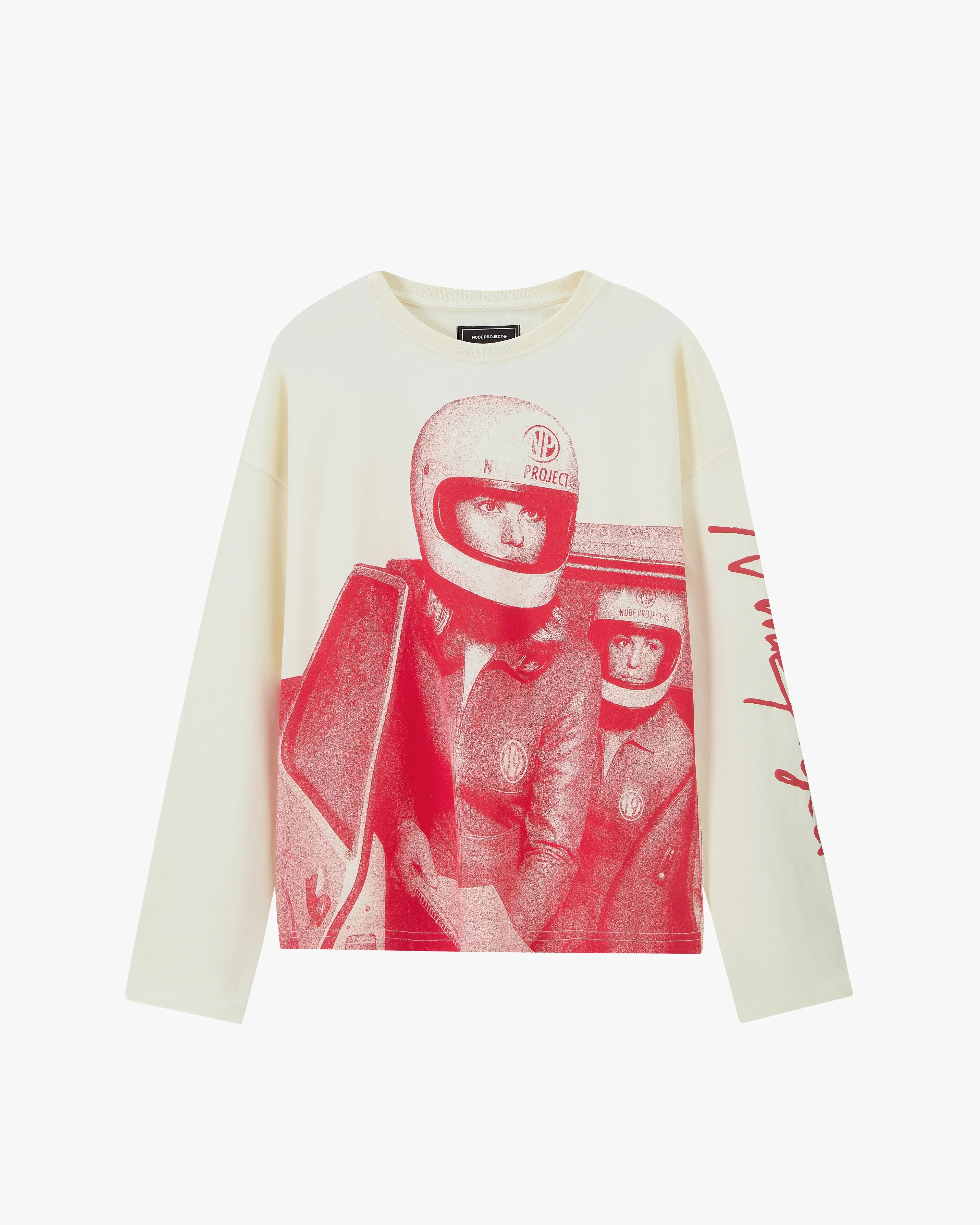 Rally Long-Sleeve Tee Red - Image 17