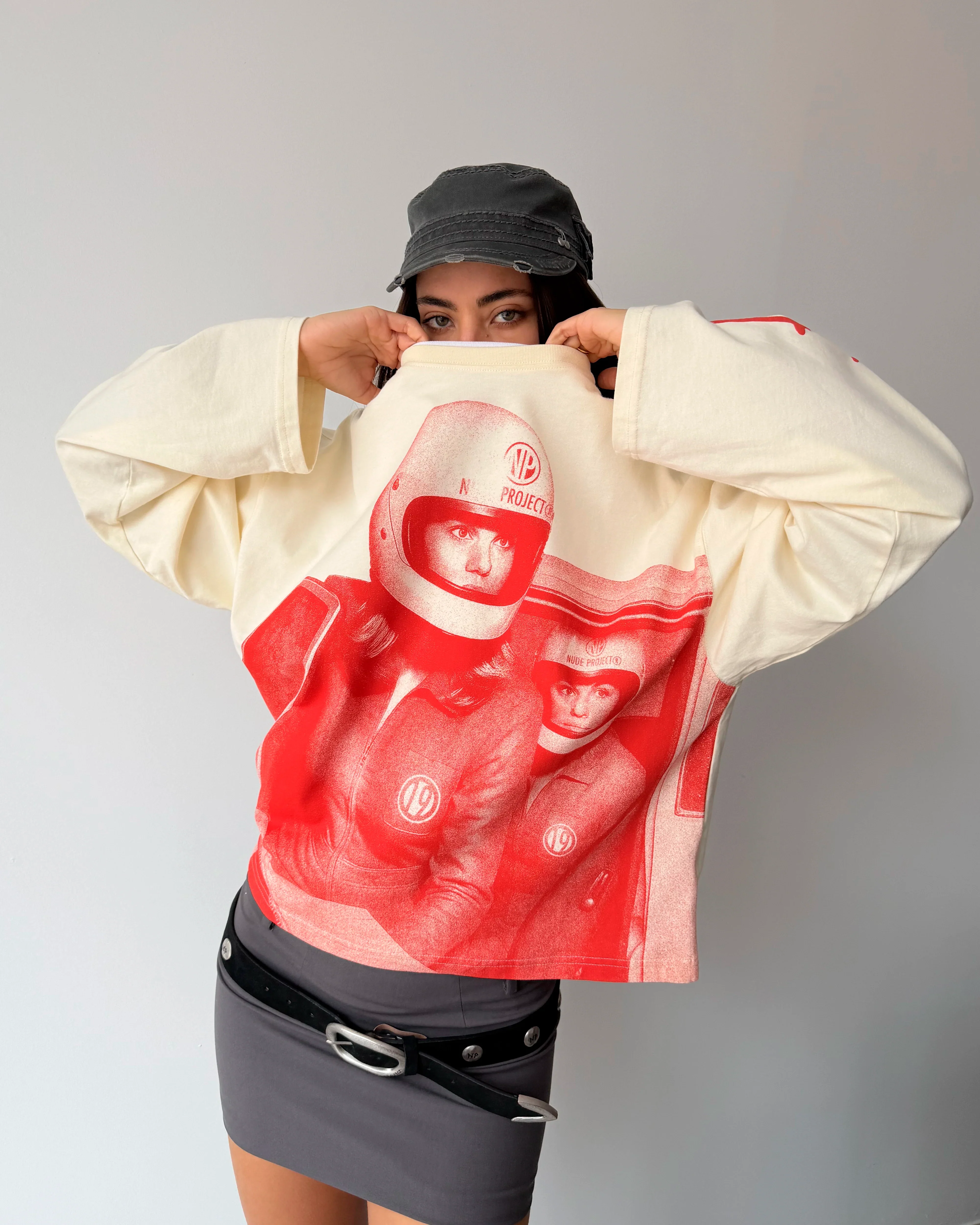 Rally Long-Sleeve Tee Red - Image 9
