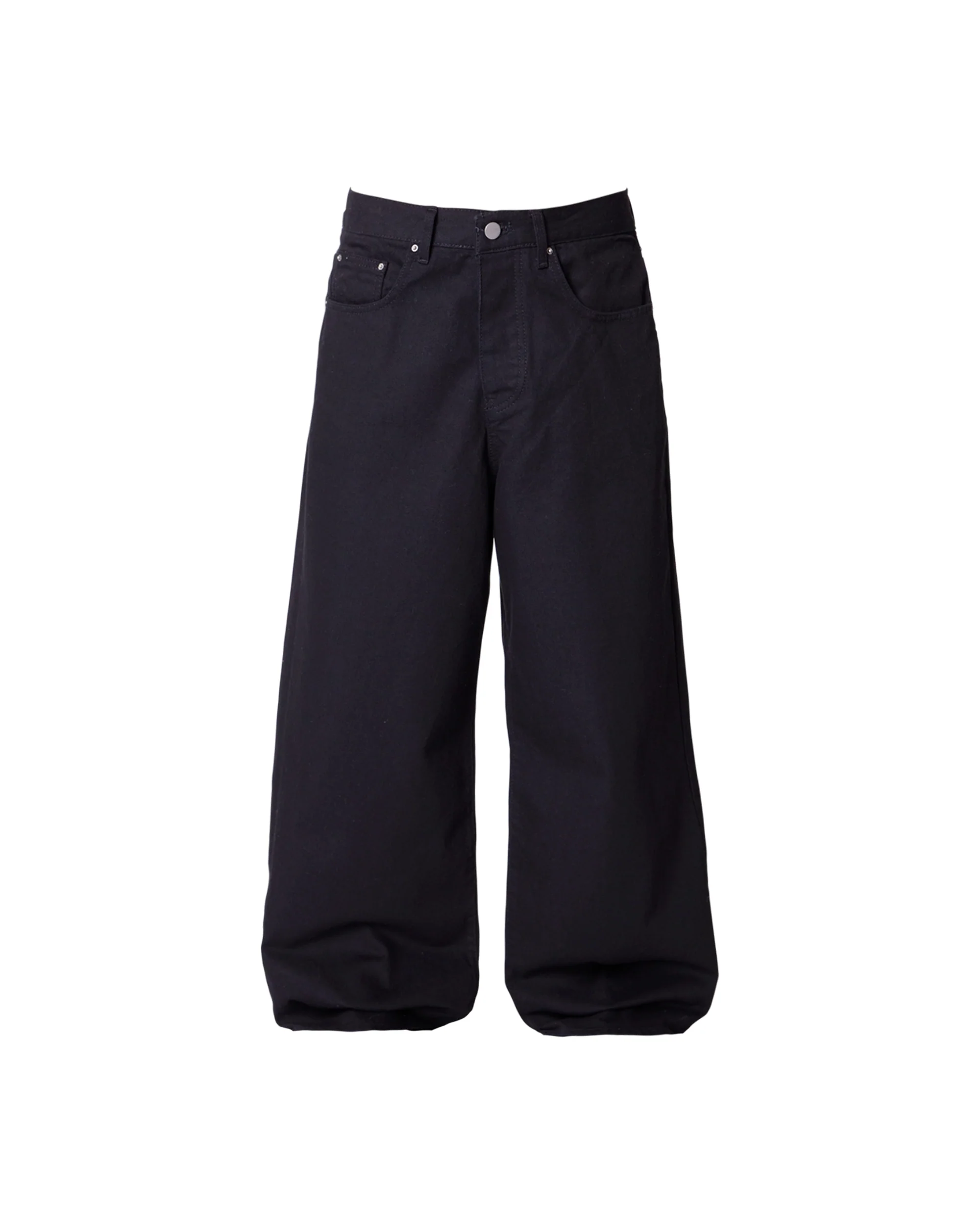 Raw Baggy Denim - Rinsed Black
