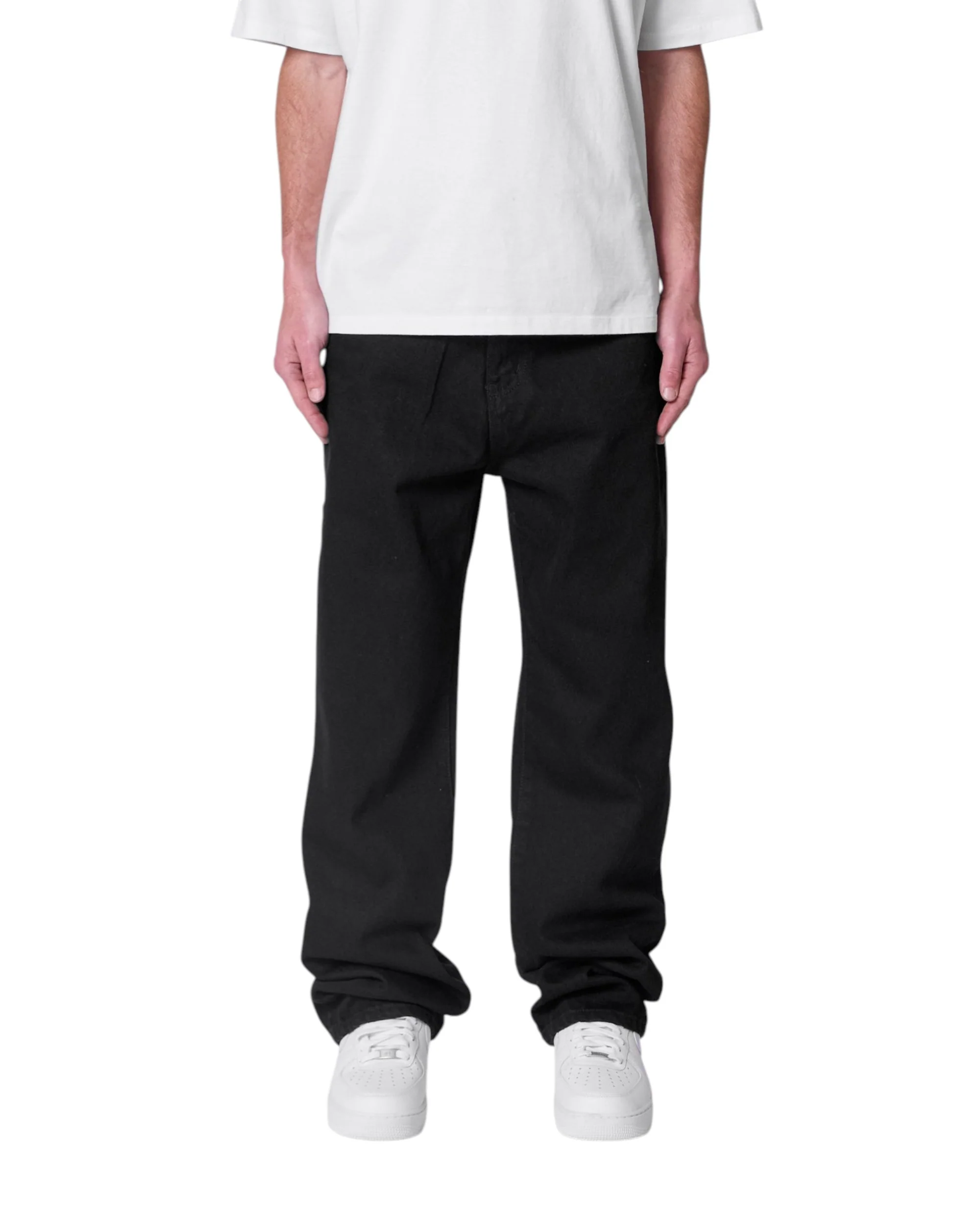 Raw Baggy Denim - Rinsed Black - Image 2