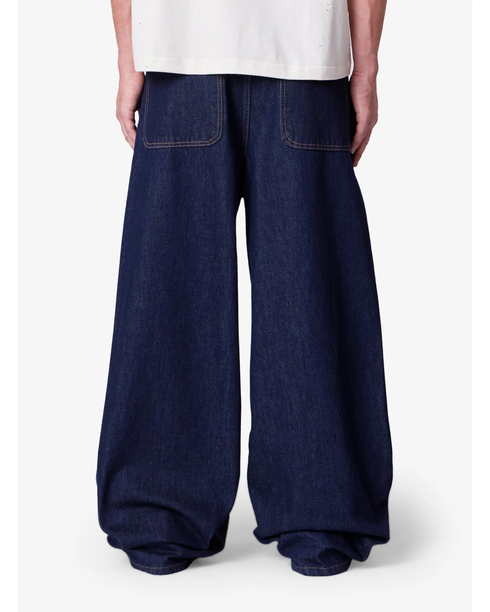 Raw Baggy Rave Denim - Washed Indigo - Image 4