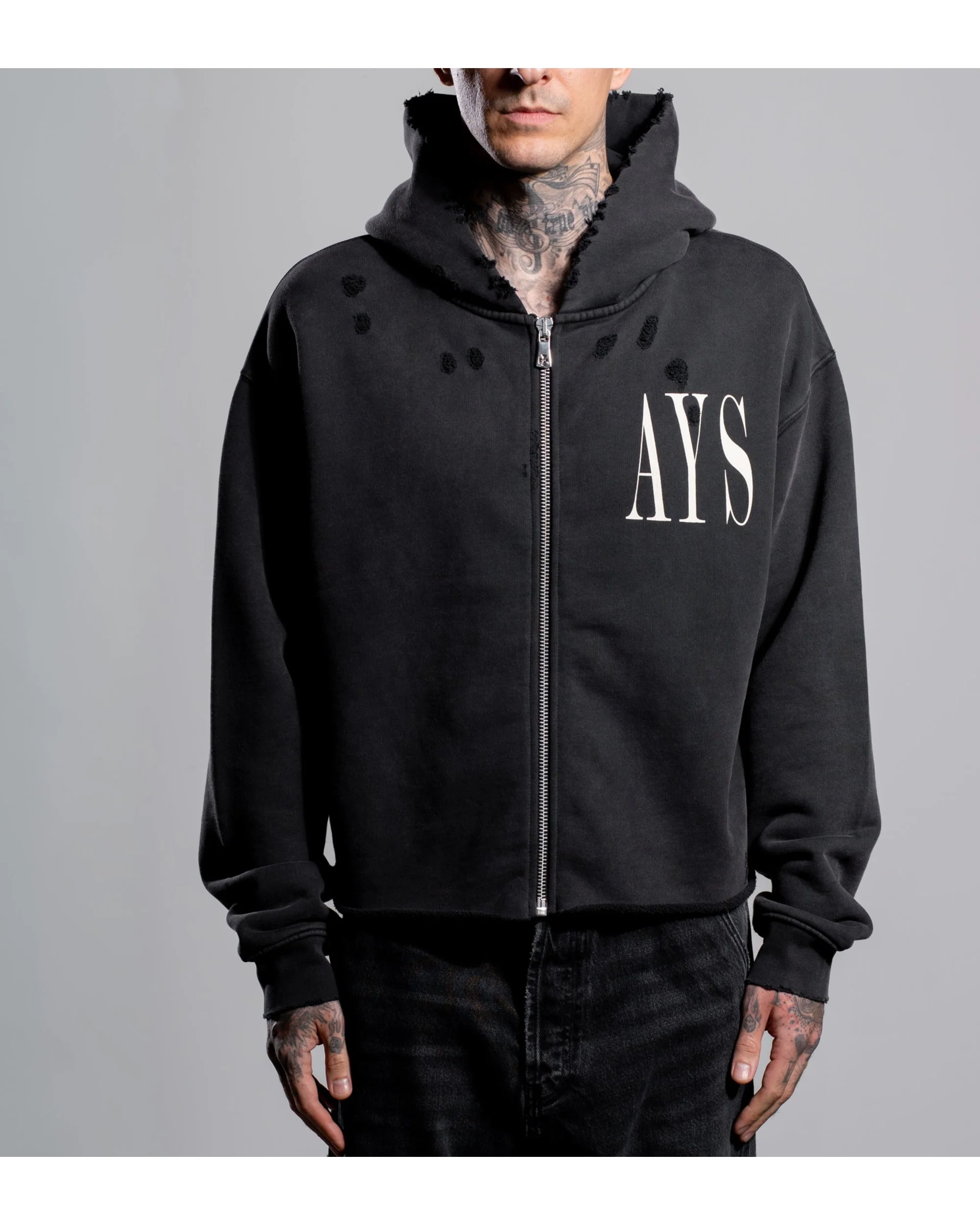 RAW CALI BANNED ZIP HOODIE - Image 3