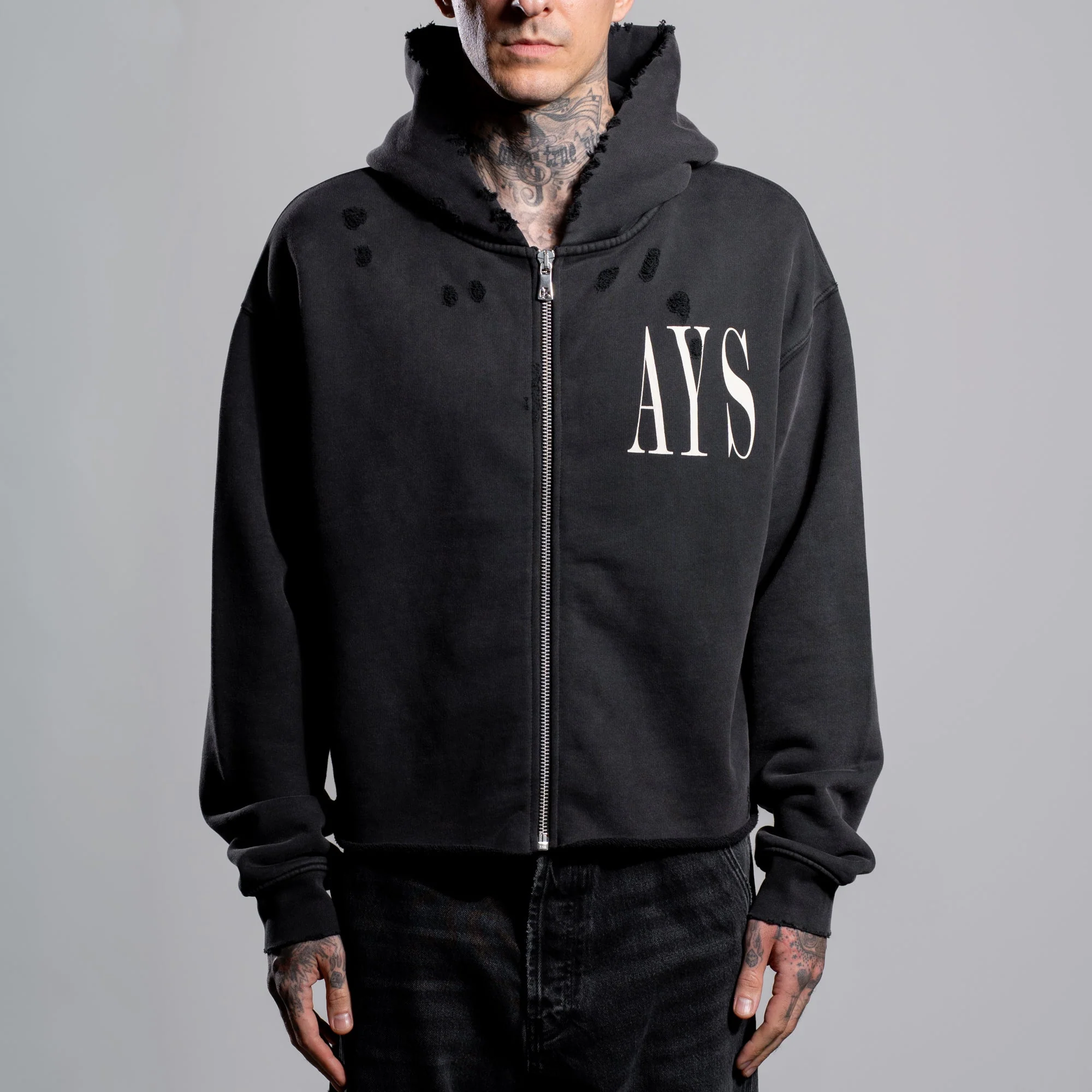RAW CALI BANNED ZIP HOODIE - Image 7