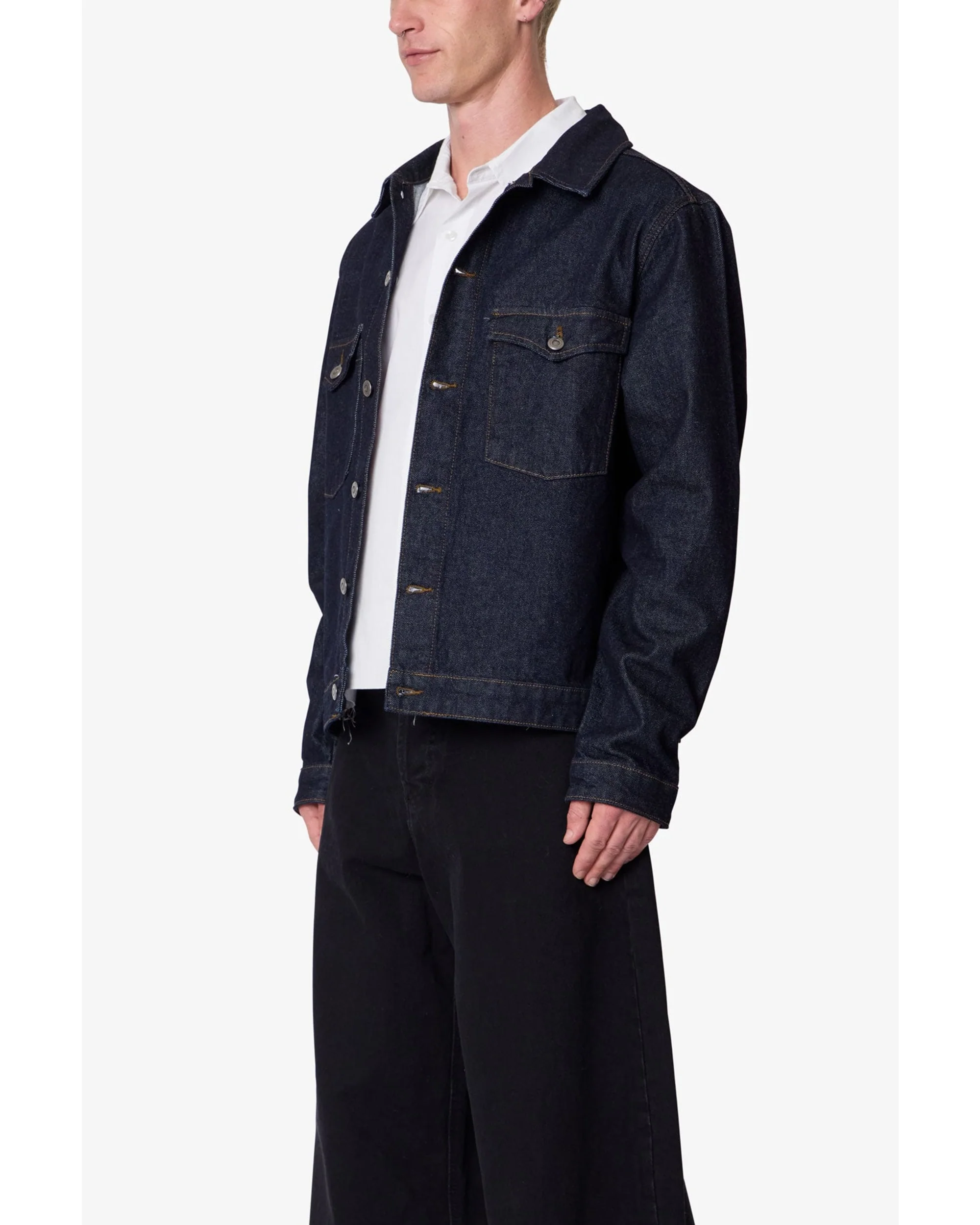 Raw Denim Jacket - Raw Blue - Image 6