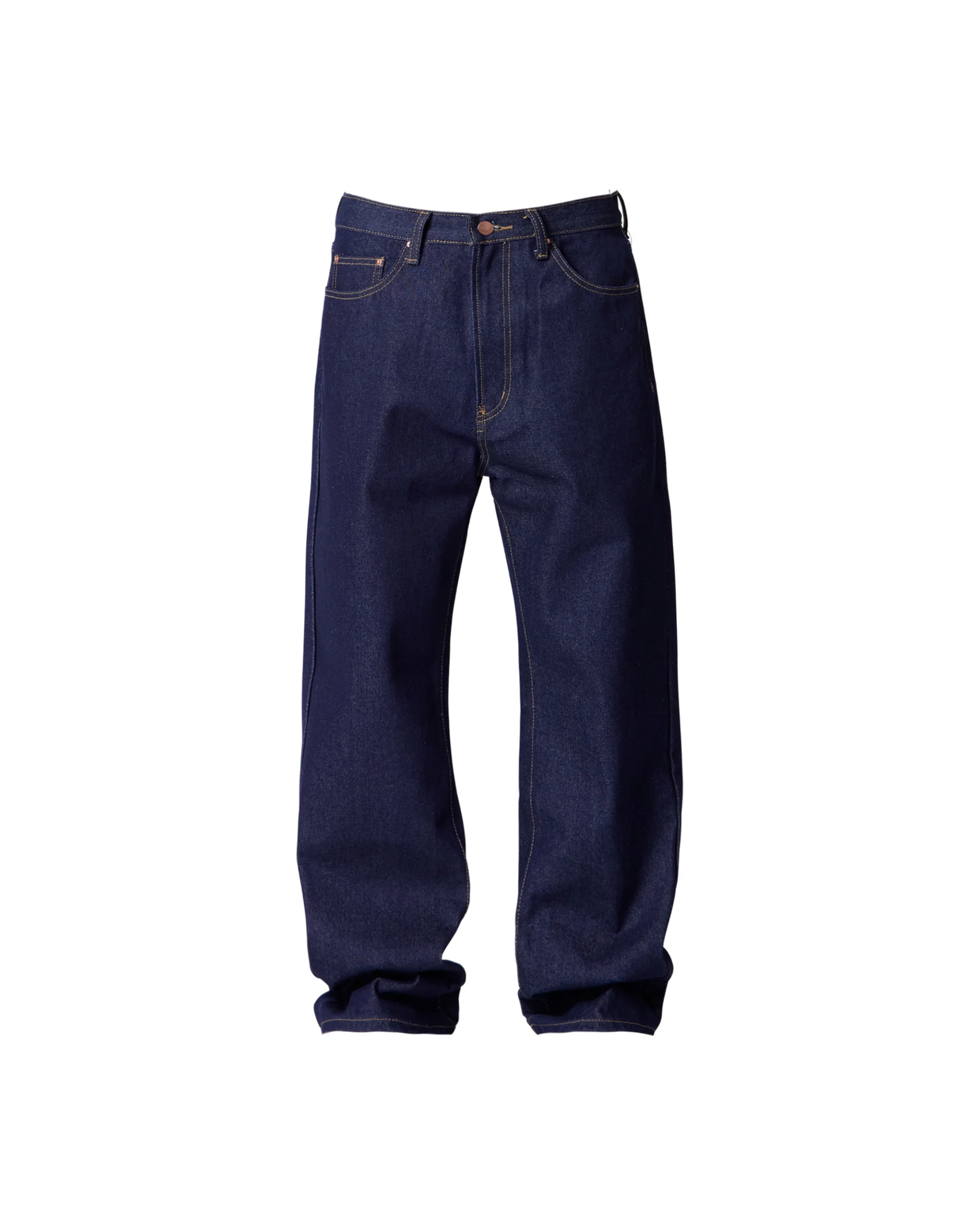 Raw Ultra Baggy Denim - Rinsed Indigo